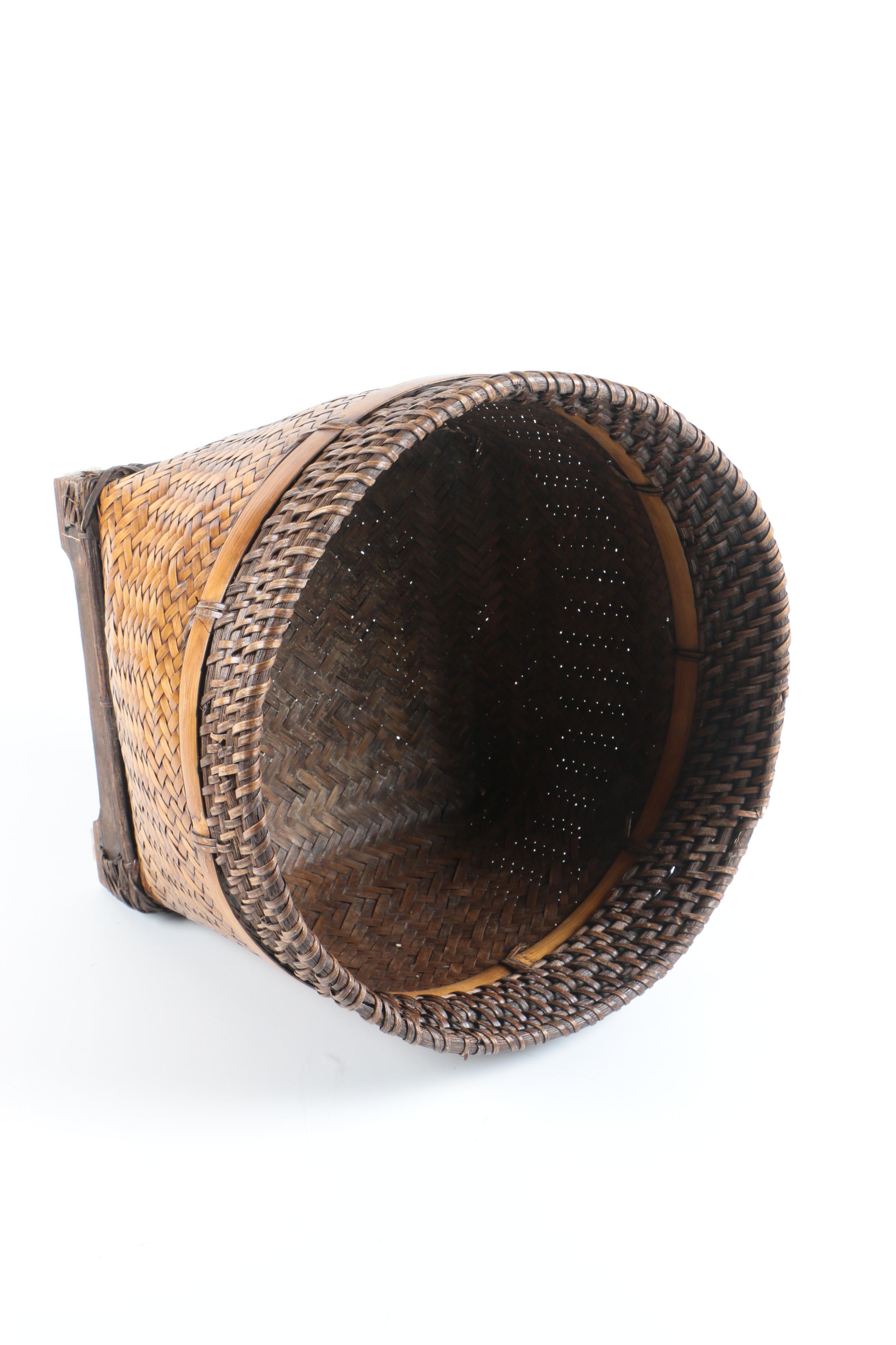 Wicker, Coiled and Beaded Baskets