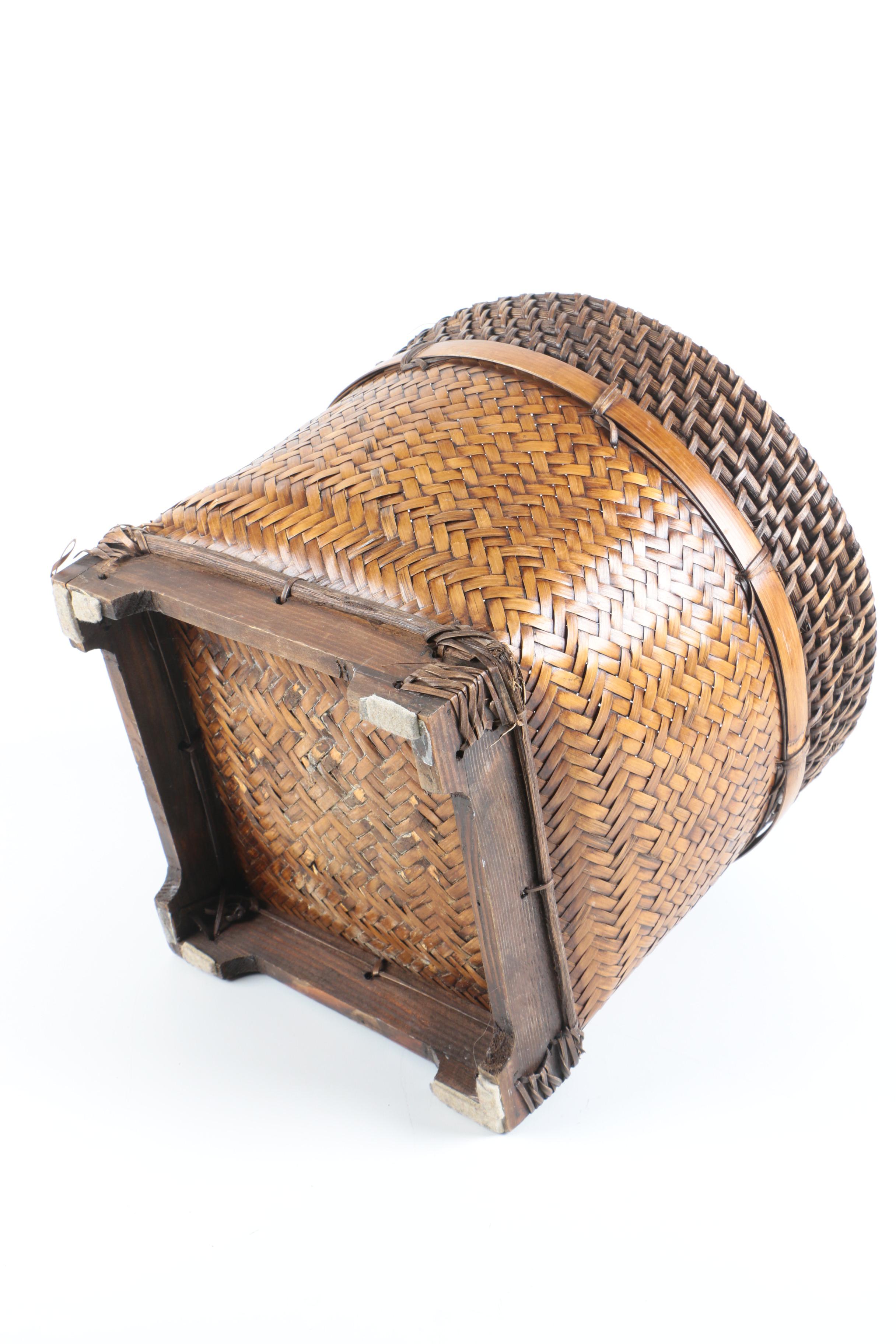 Wicker, Coiled and Beaded Baskets