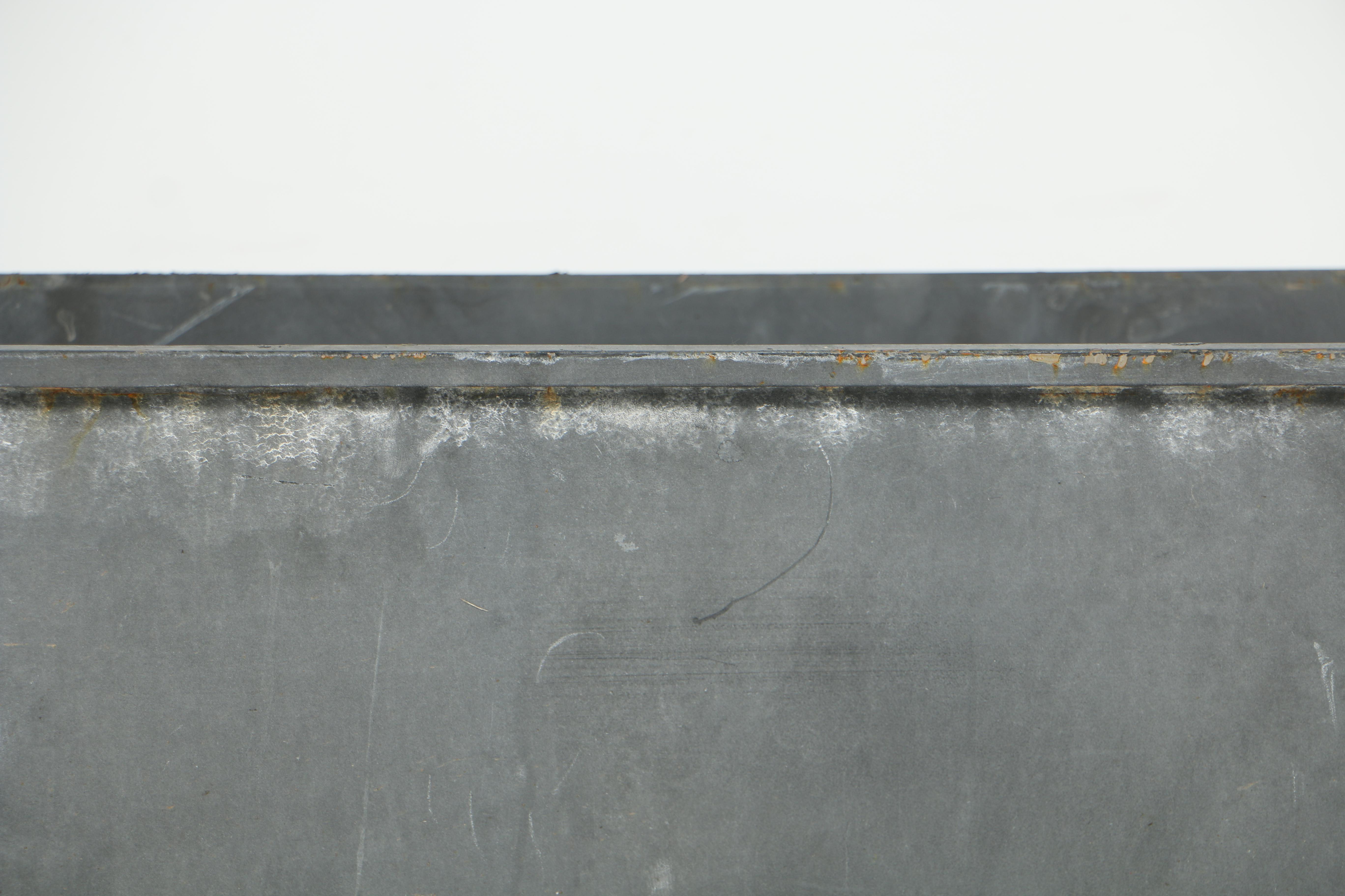 Metal Trough-form Garden Planters