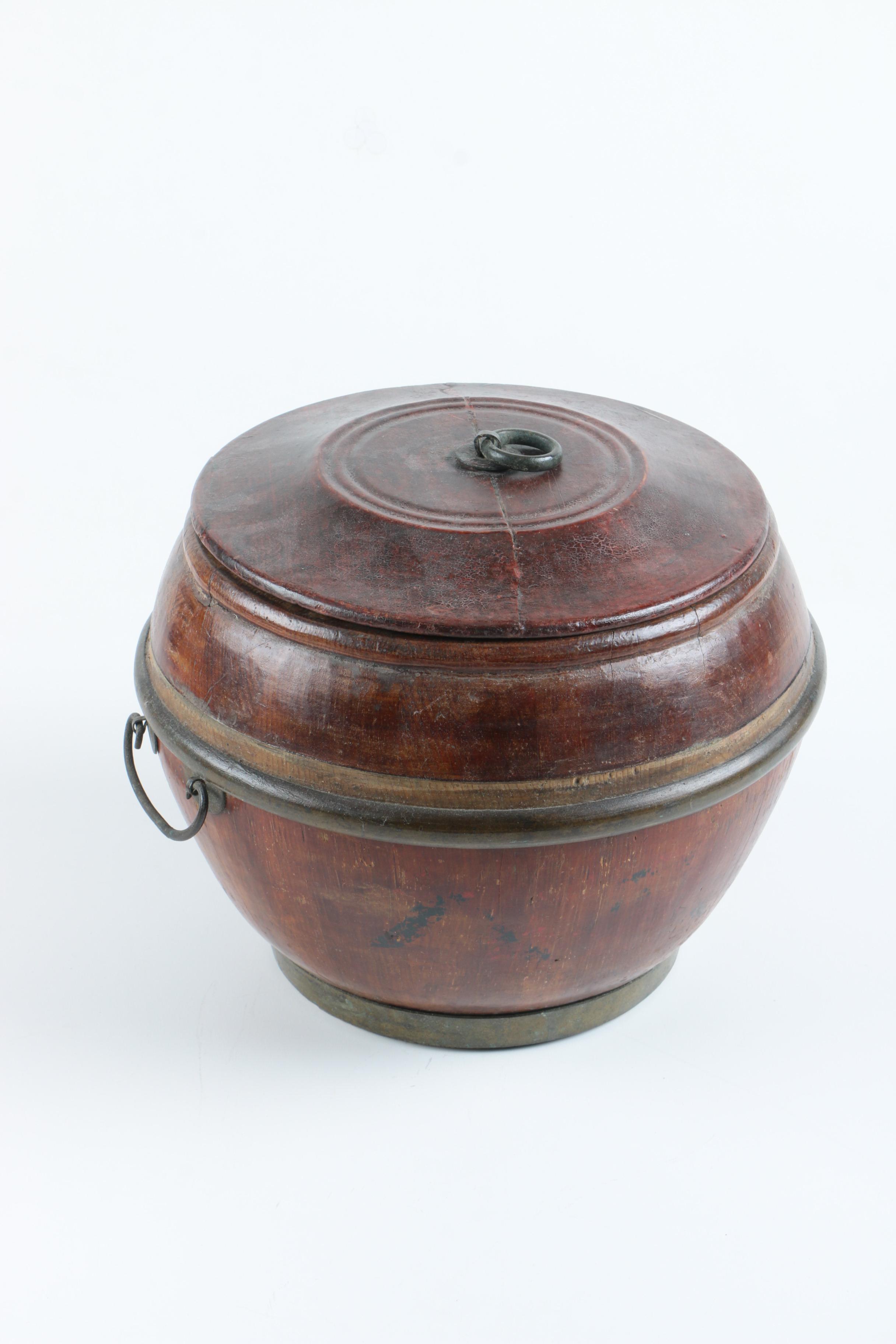 Wooden Tobacco Jar