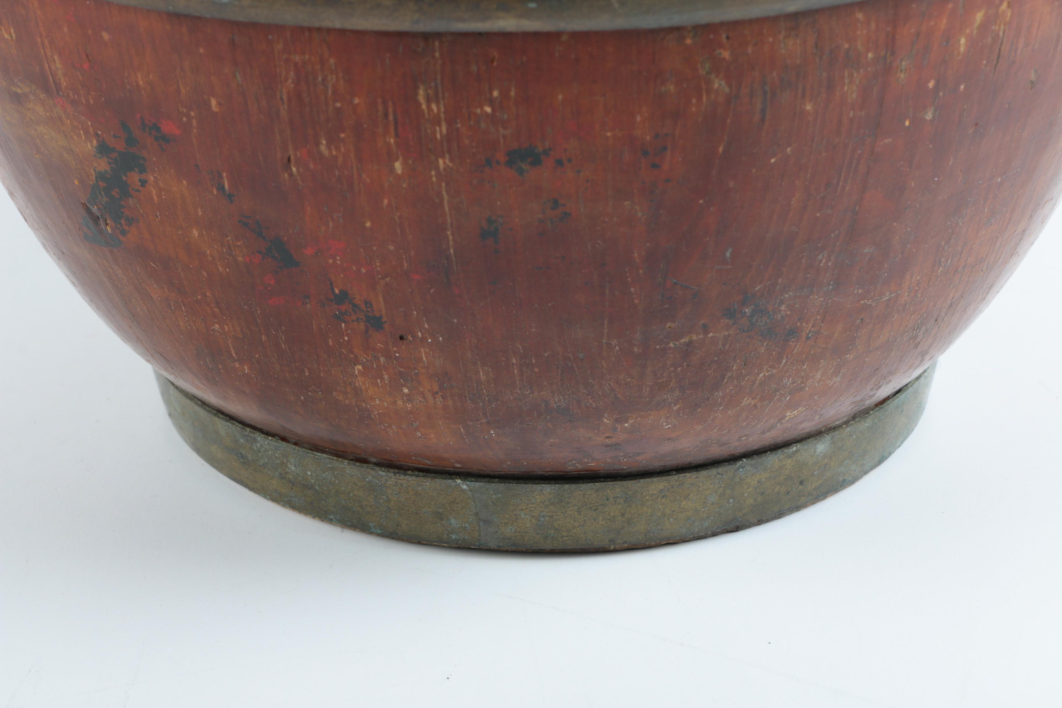 Wooden Tobacco Jar