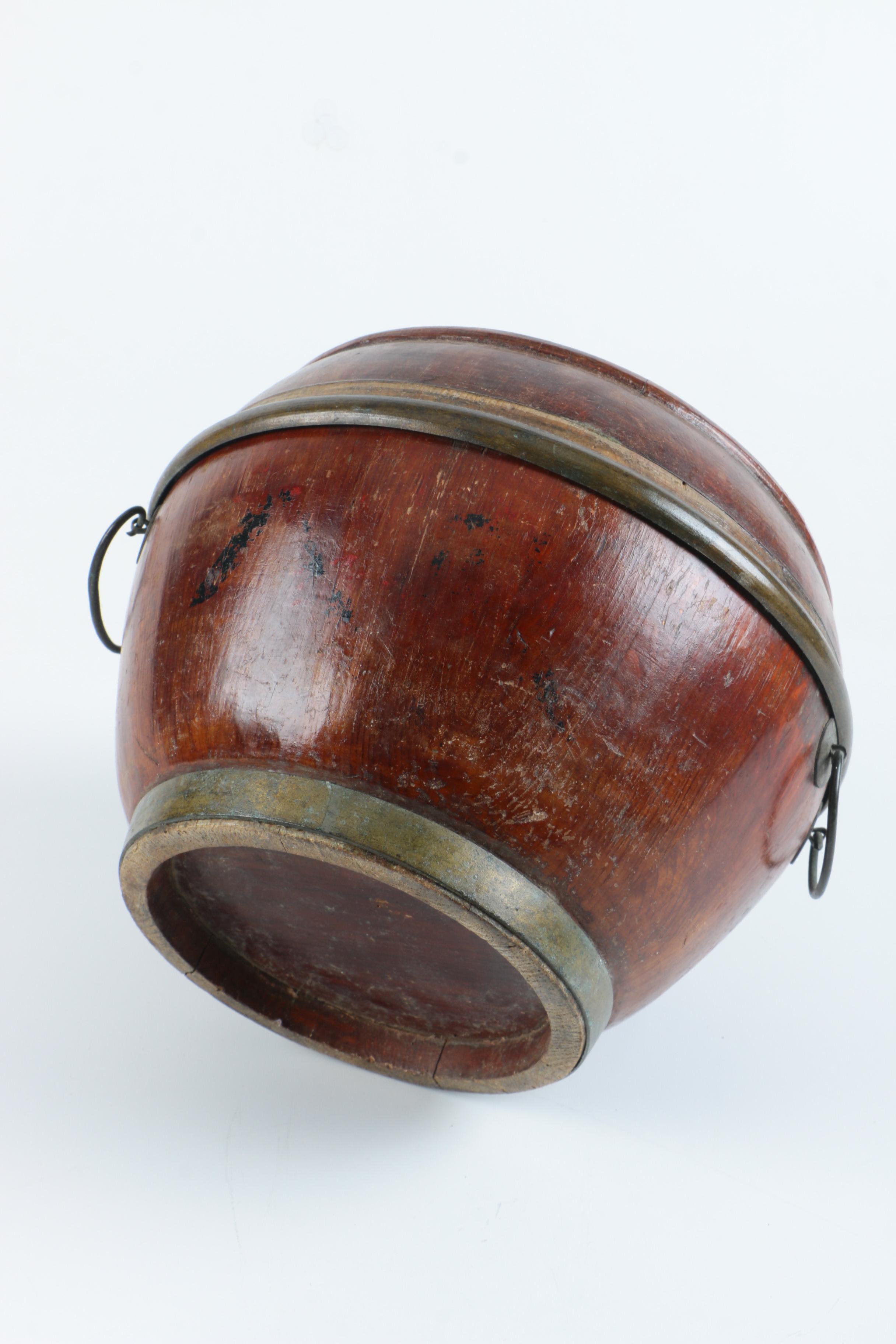 Wooden Tobacco Jar