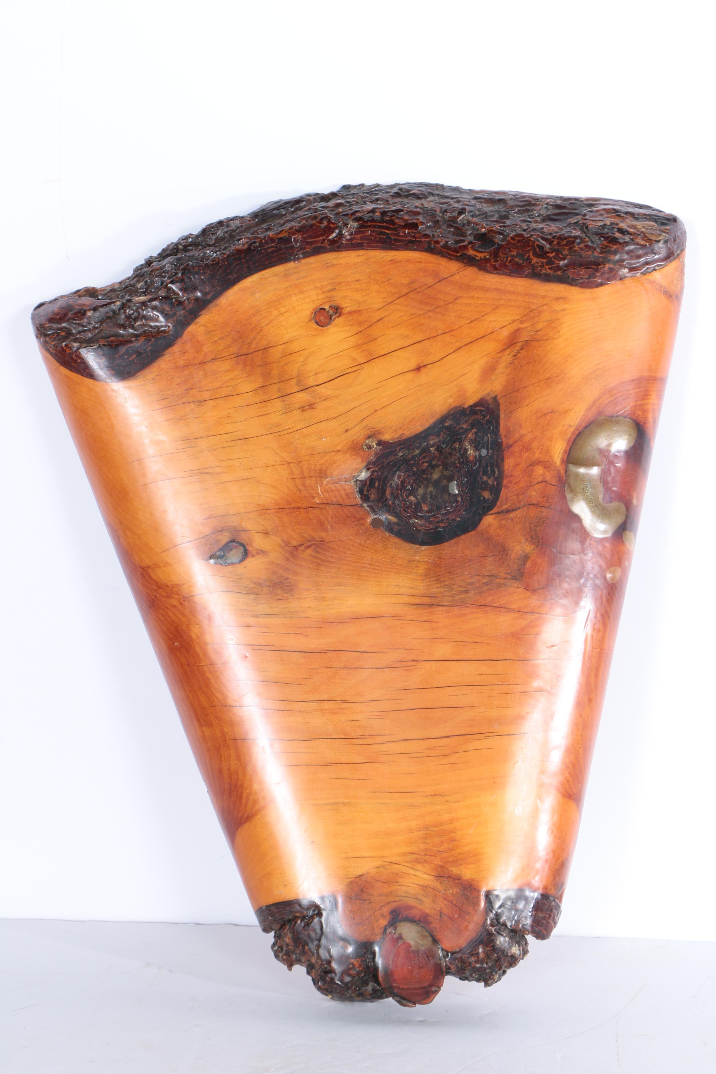 Wedge of Wood Wall Decor