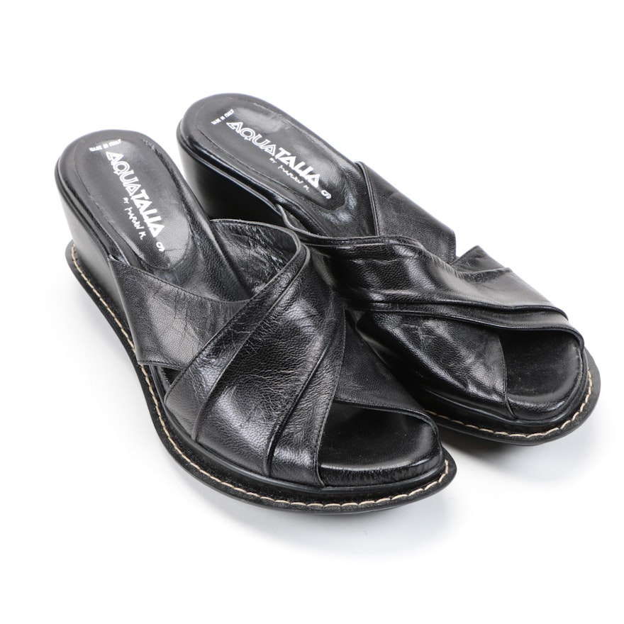 Aquatalia Slip-On Sandals