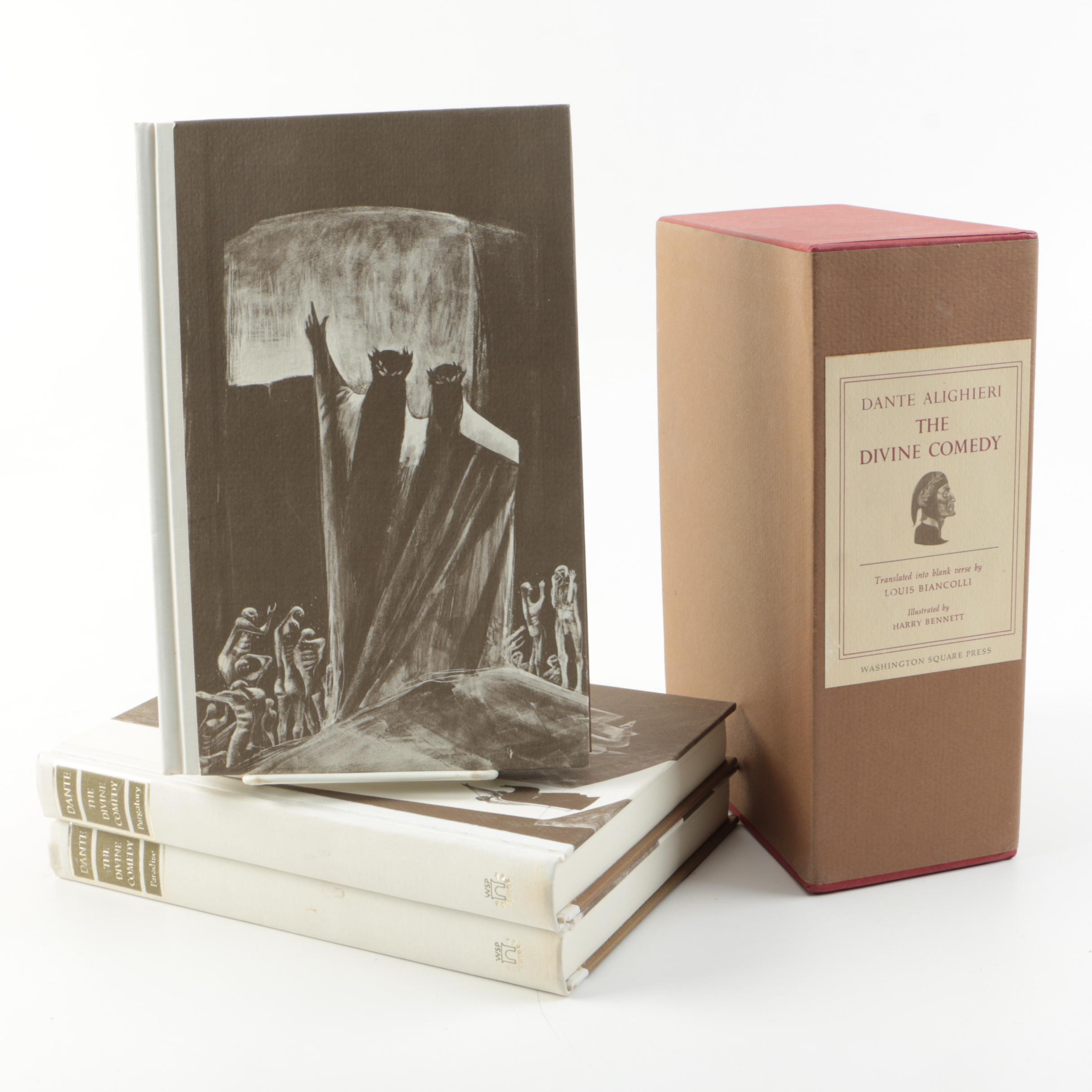 Three-Volume "The Divine Comedy" by Dante Alighieri