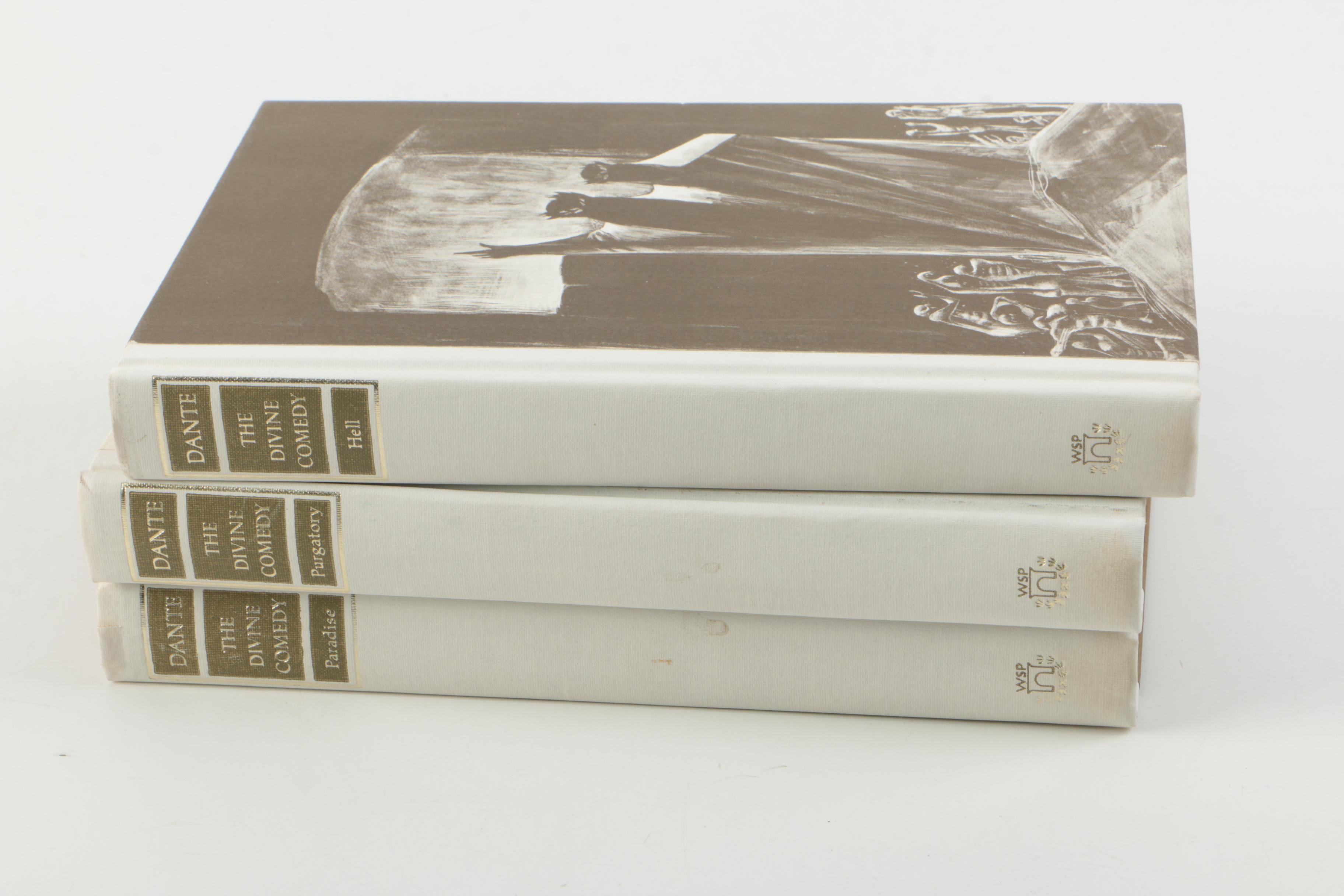 Three-Volume "The Divine Comedy" by Dante Alighieri