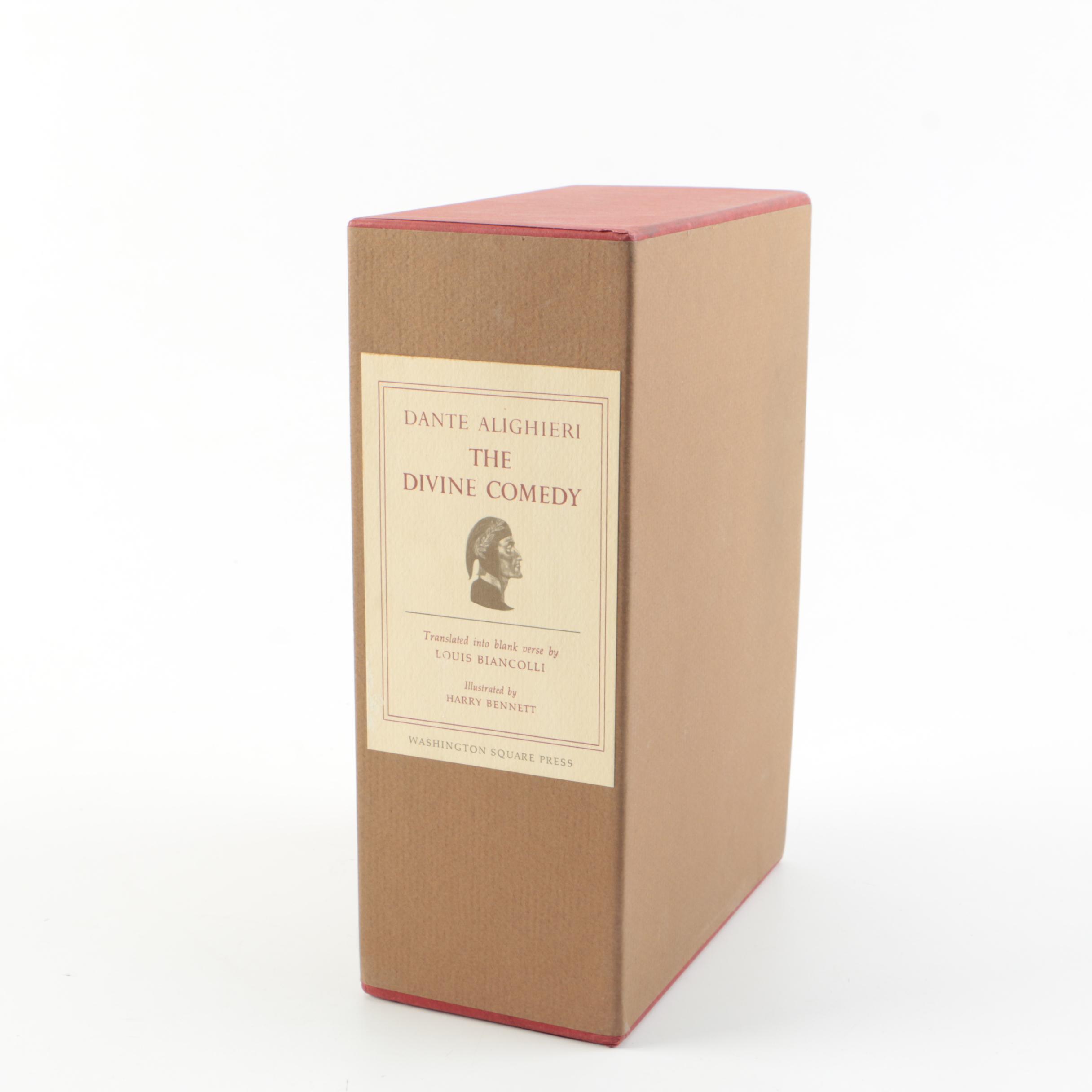 Three-Volume "The Divine Comedy" by Dante Alighieri