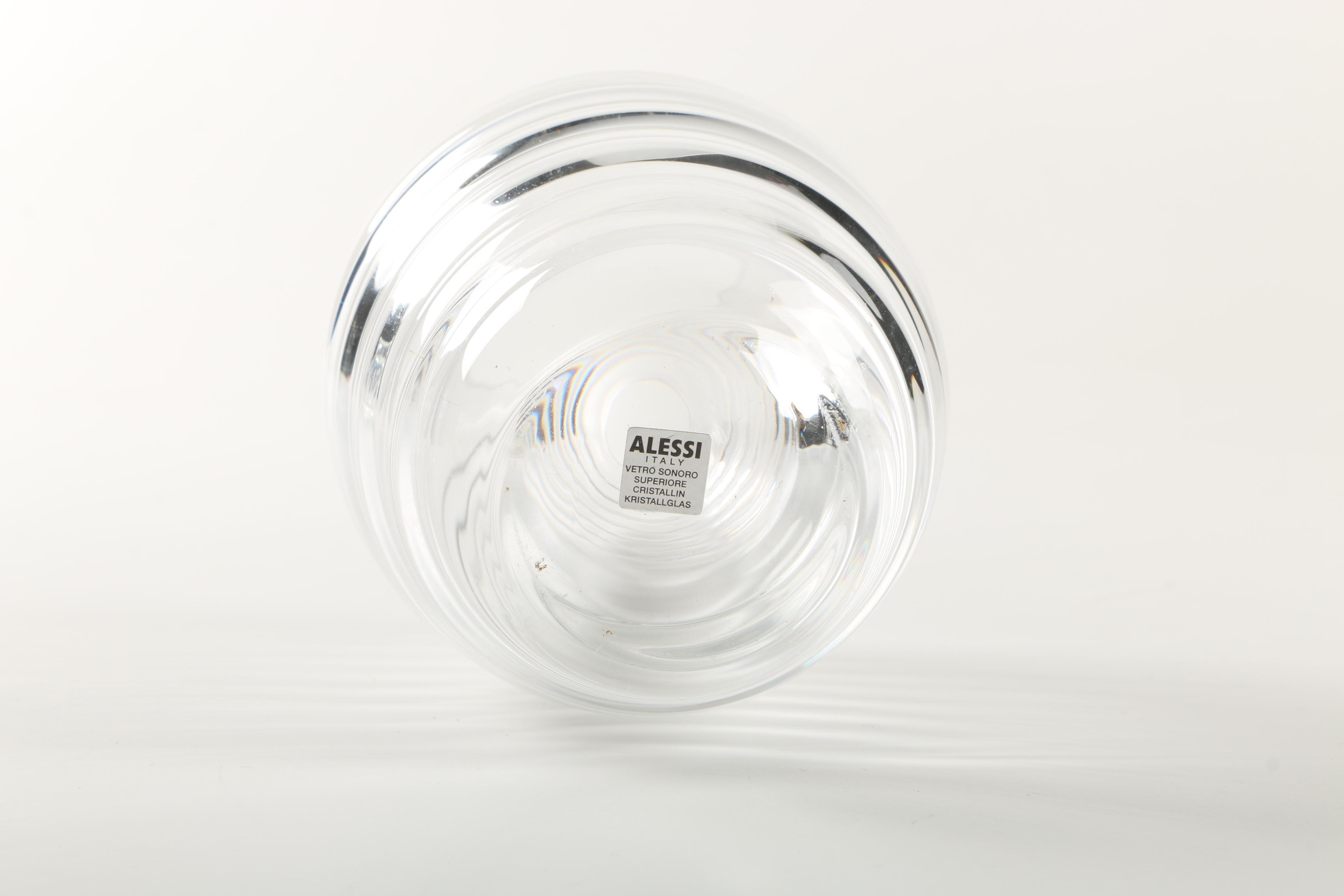 Glass and Crystal Serveware Including Alessi