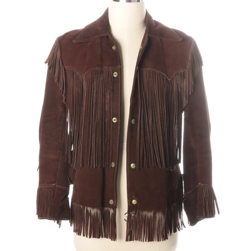 Vintage Buckboard Suede Jacket