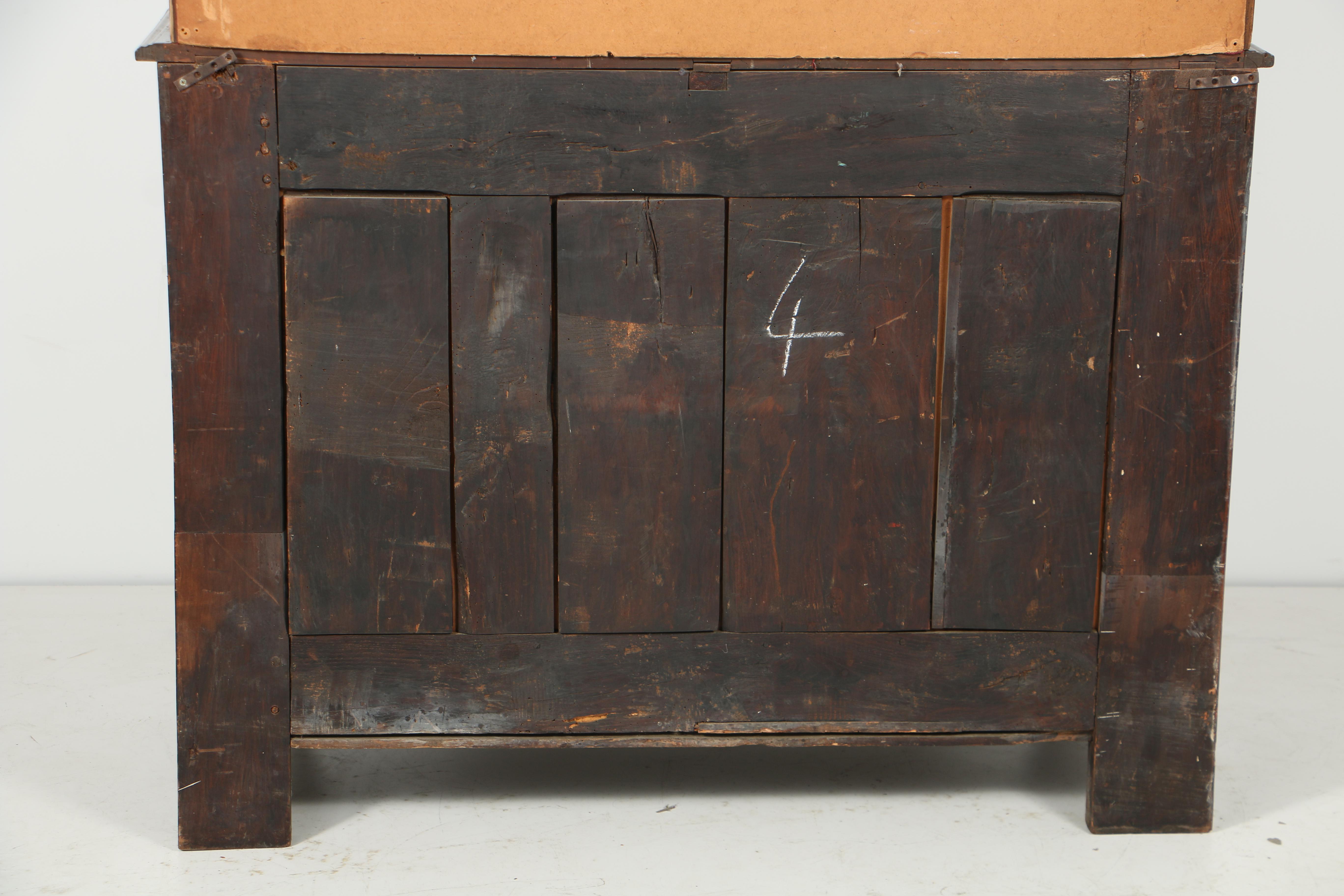 Antique French Provincial Carved Oak Vaisselier, Probably Brittany