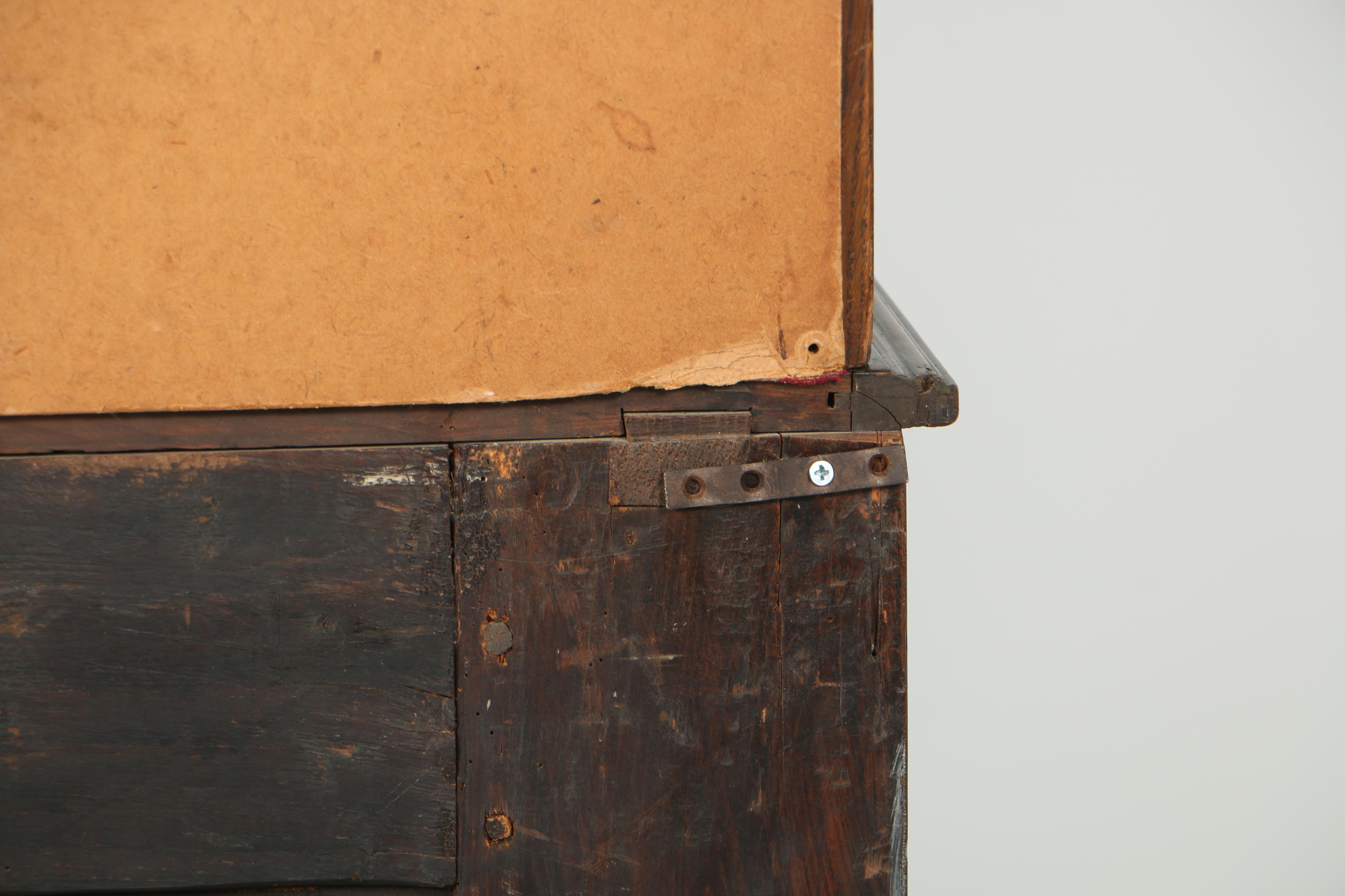 Antique French Provincial Carved Oak Vaisselier, Probably Brittany