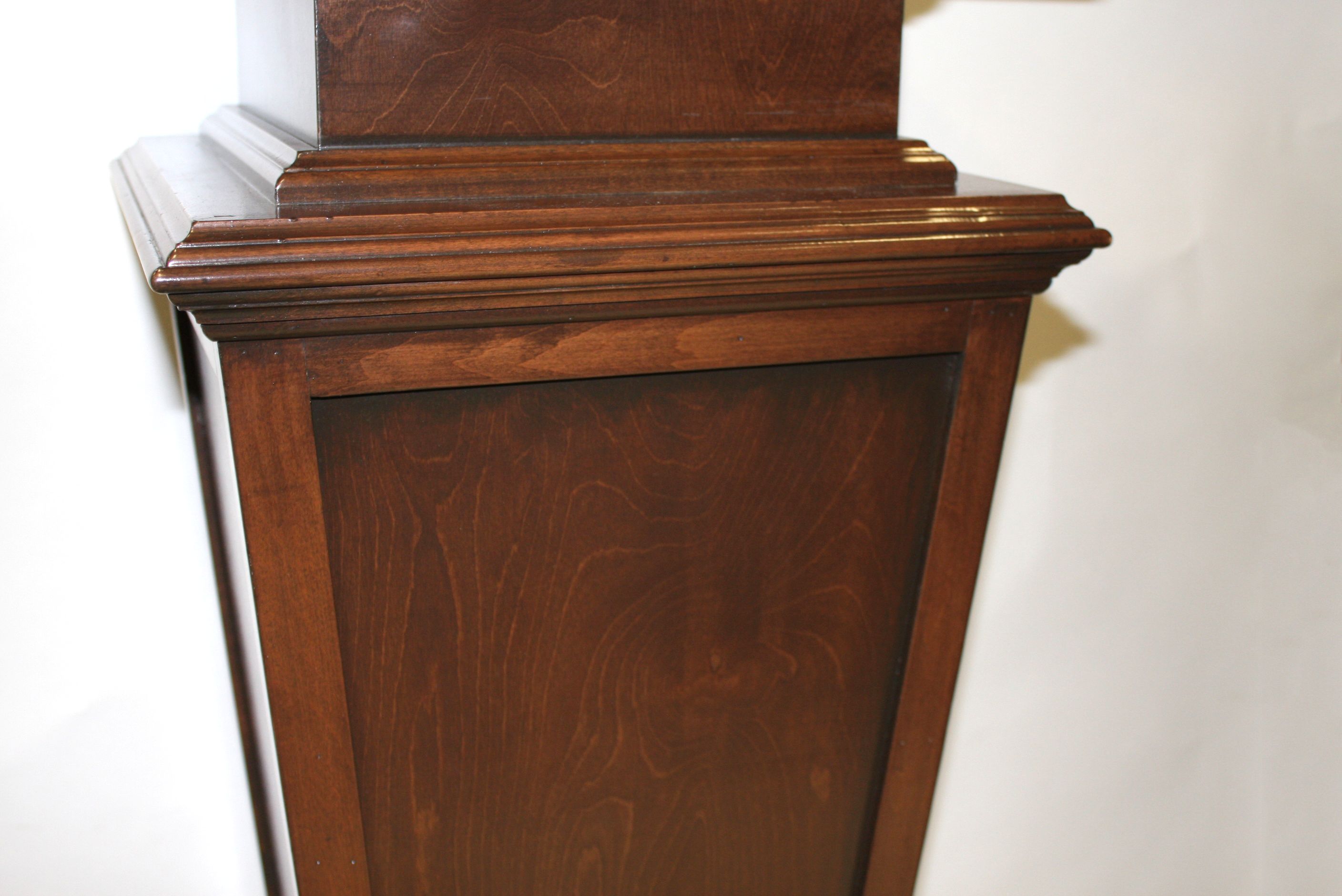 Pair of Wooden Pillar Style Plant Stands