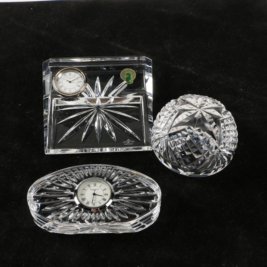 Waterford Crystal Time Desk Set