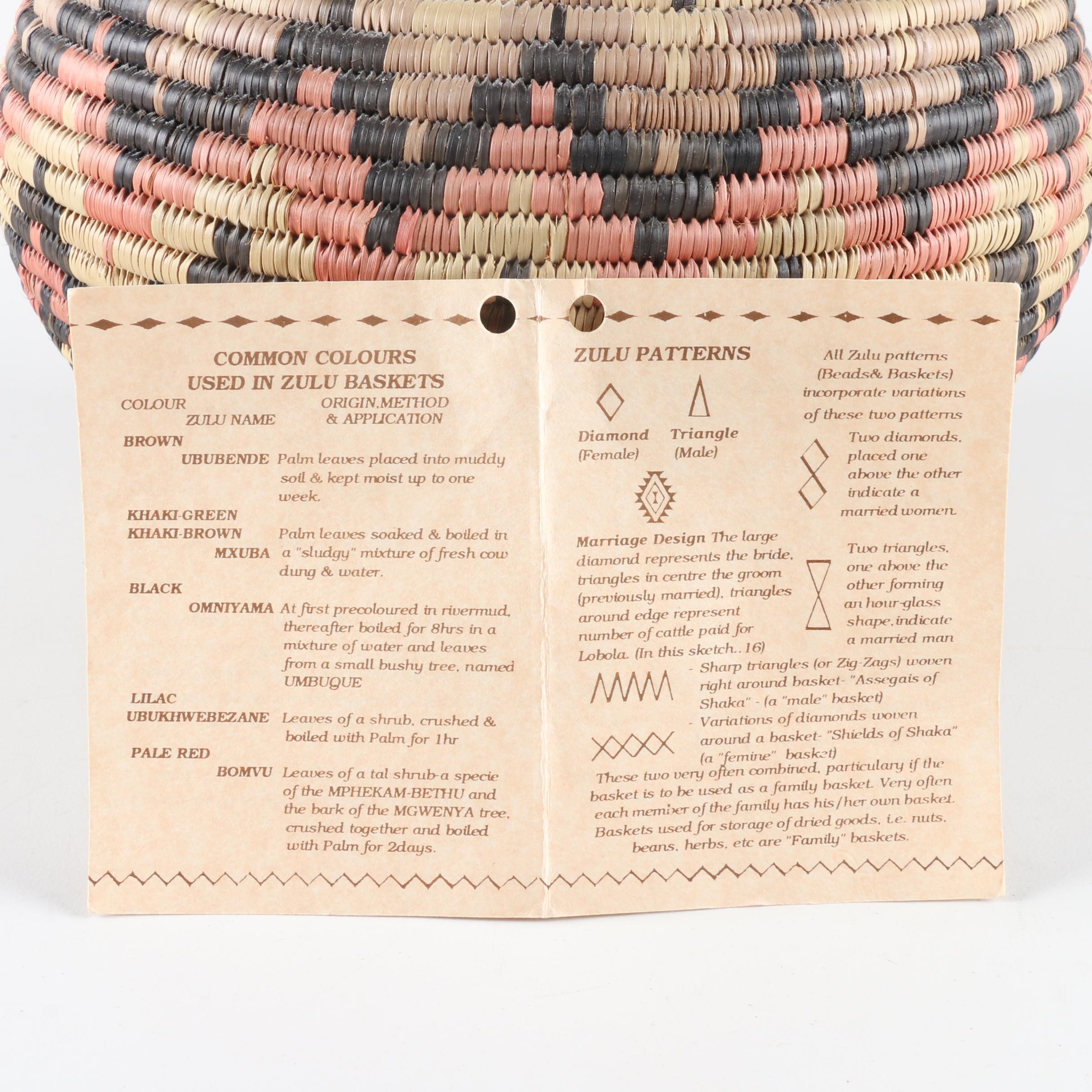 Patterned and Lidded Woven Baskets