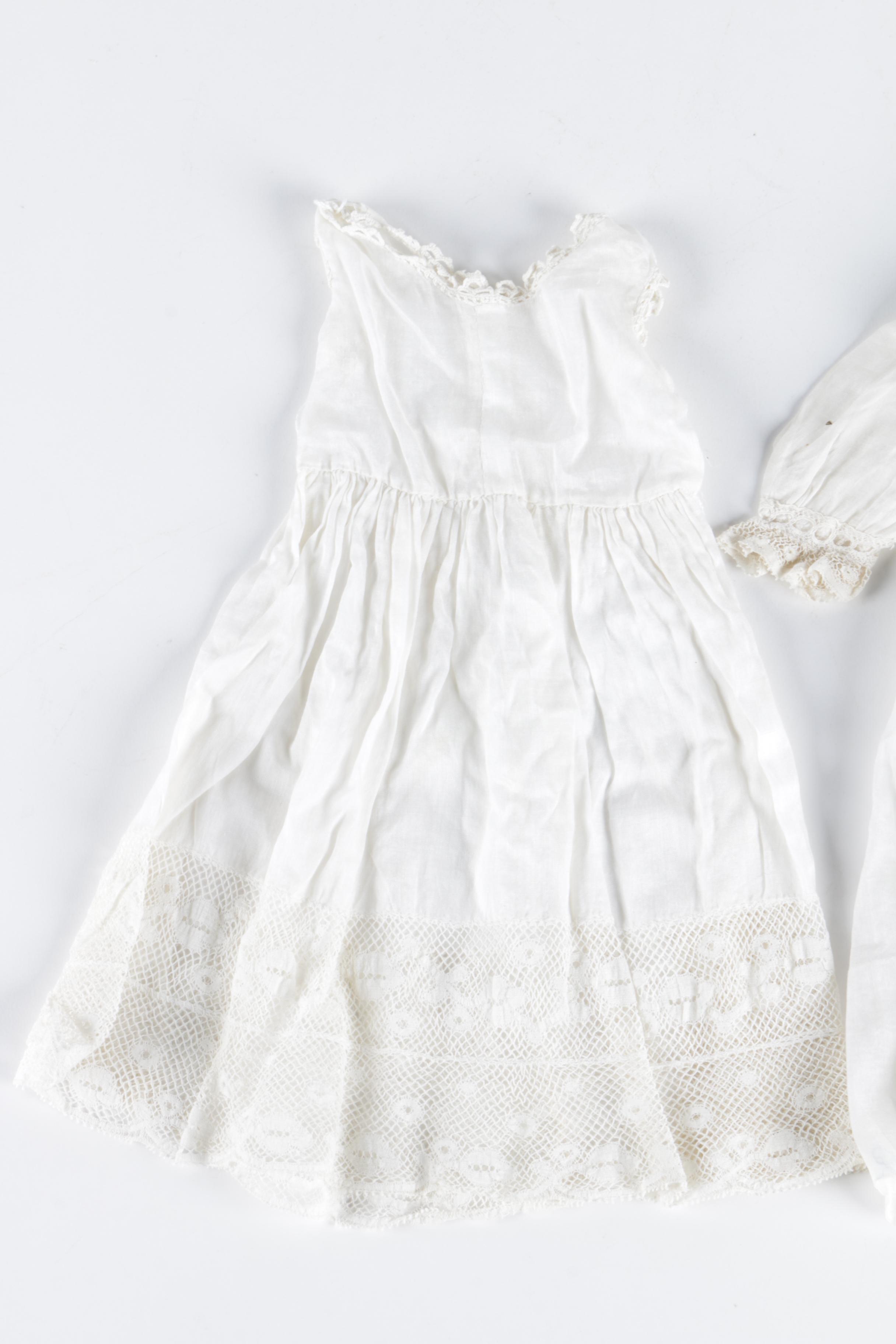 Vintage Hand Made Doll Gowns