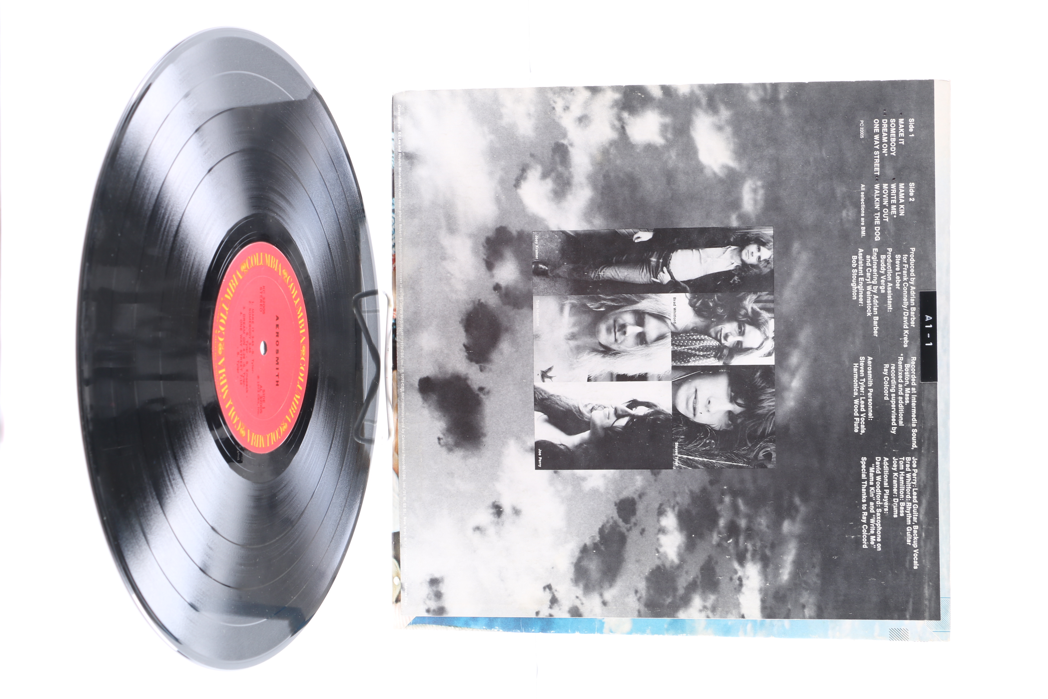 Aerosmith LPs Including "Toys In The Attic" and "Rocks"