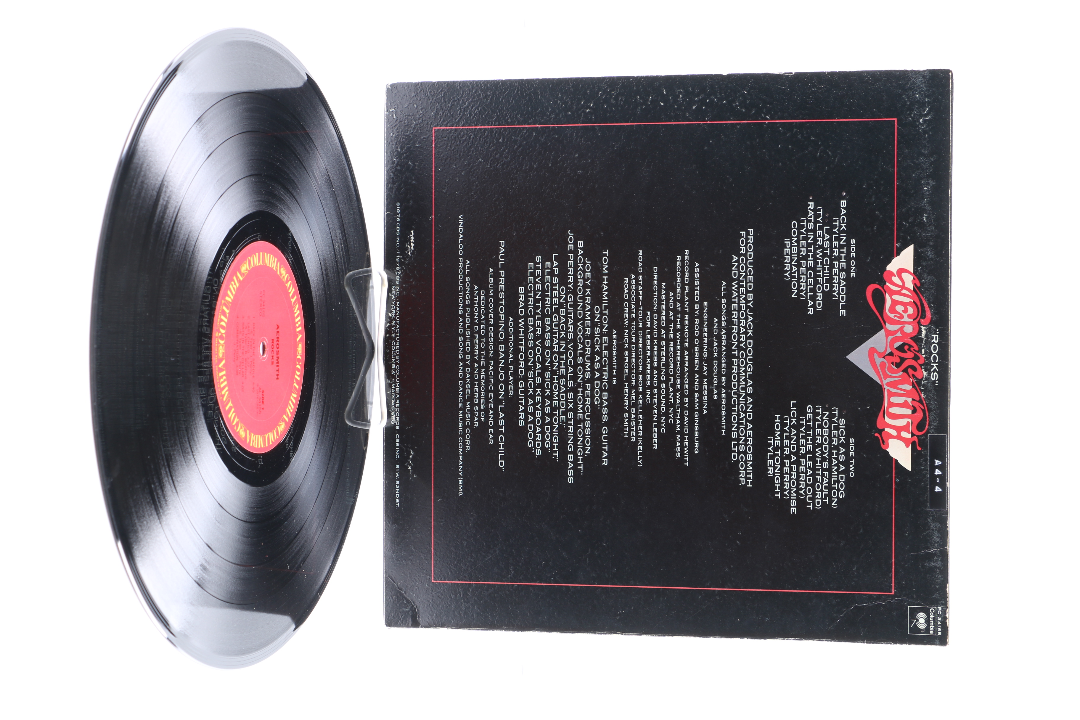 Aerosmith LPs Including "Toys In The Attic" and "Rocks"