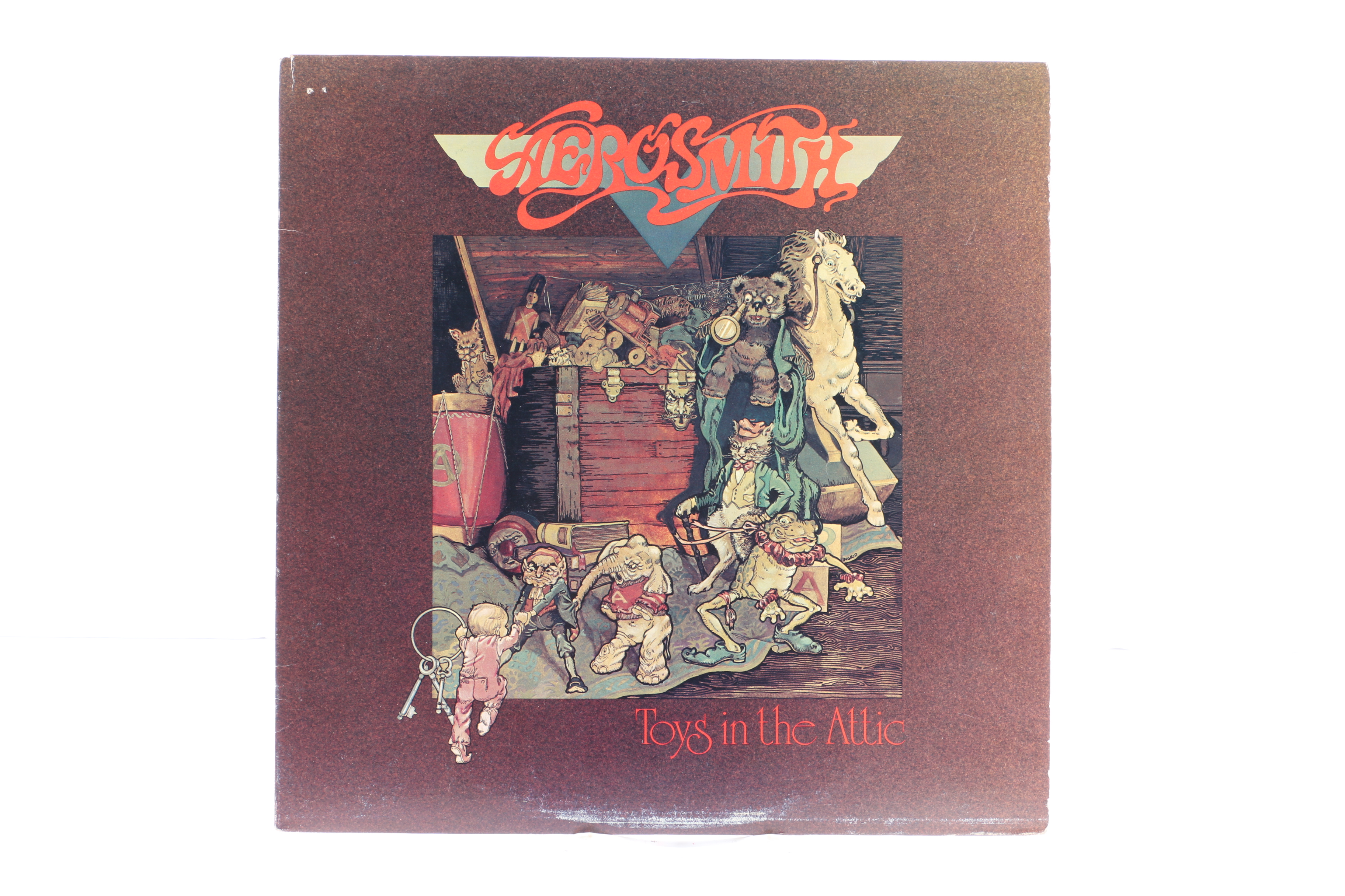 Aerosmith LPs Including "Toys In The Attic" and "Rocks"
