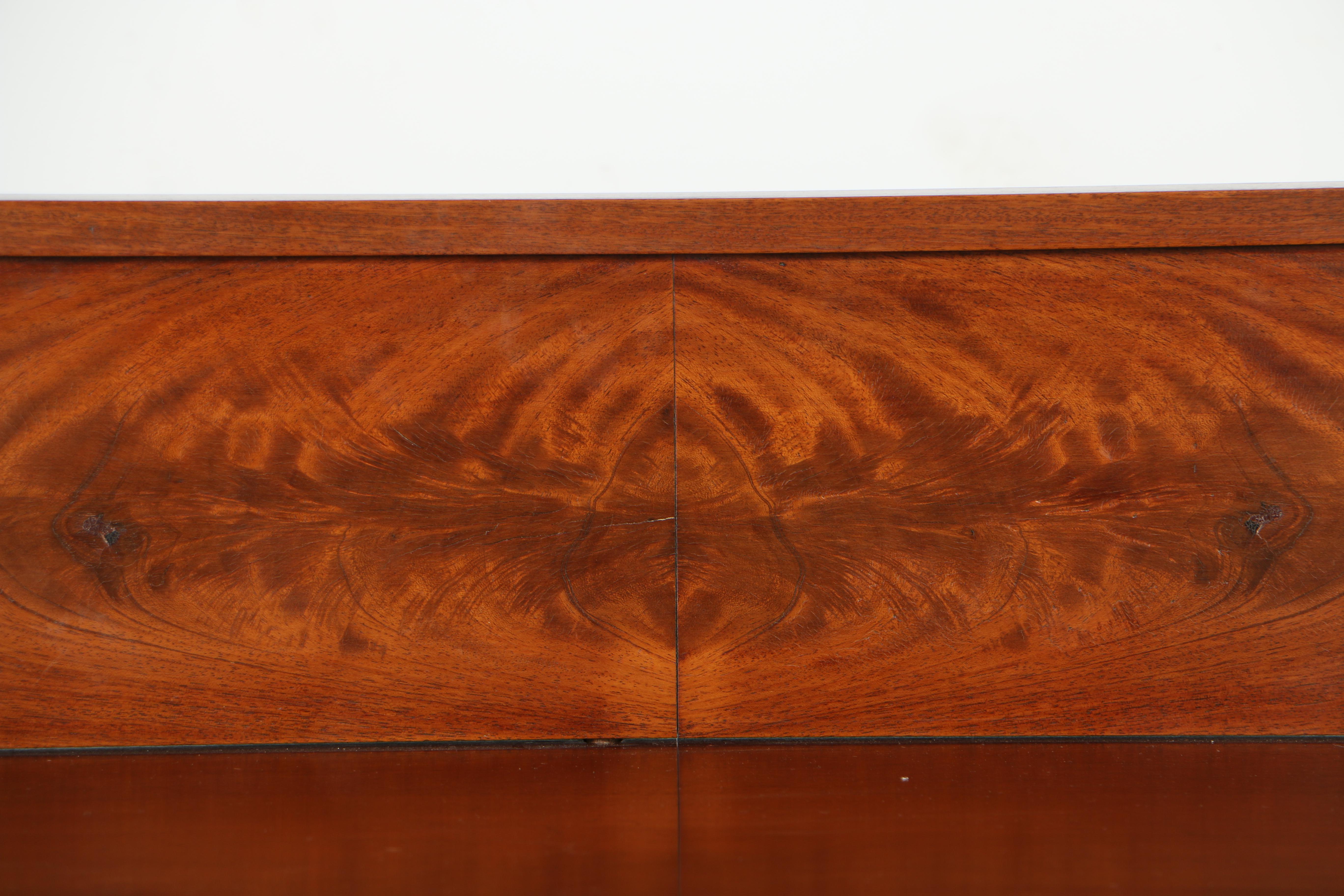 Antique Late Classical Mahogany and Cherry Sideboard