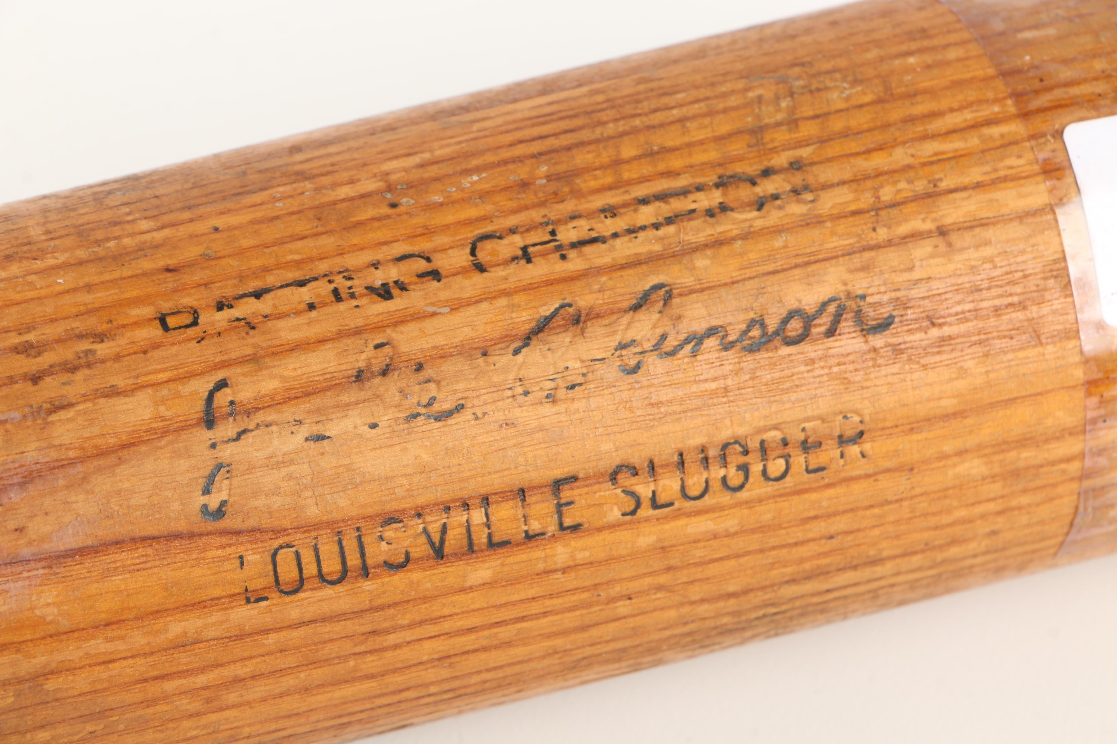 Vintage Jackie Robinson Batting Champion Louisville Slugger Bat