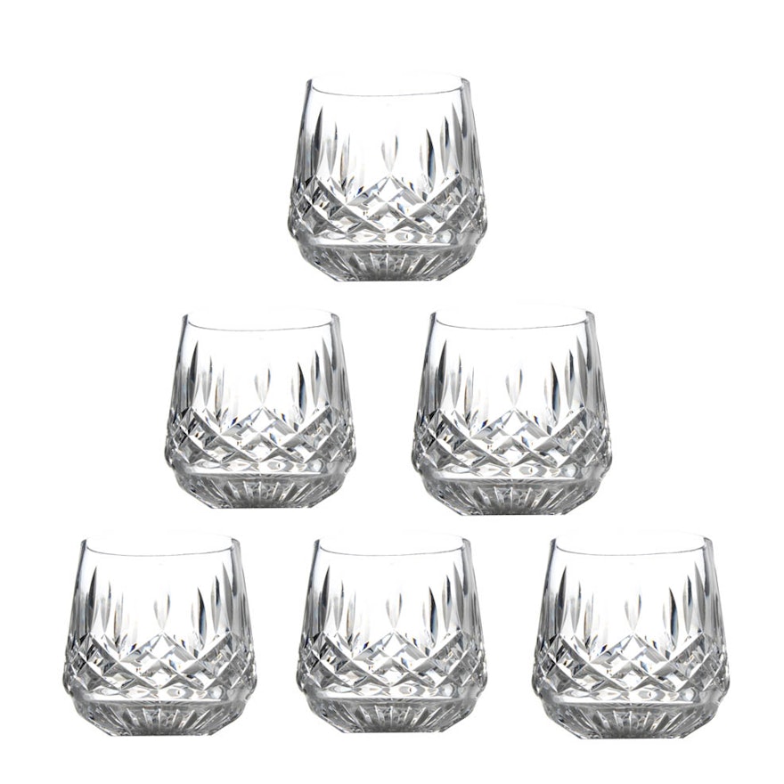 Waterford Crystal "Lismore" Roly Poly Old Fashioned Glasses