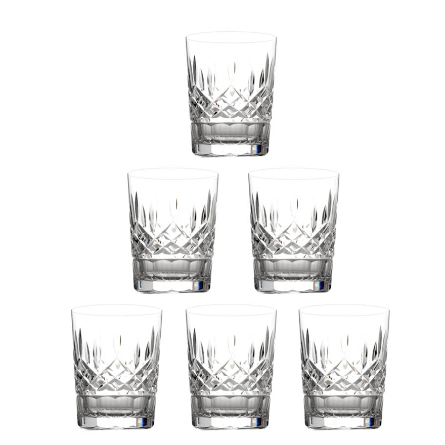 Waterford Crystal "Lismore" Double Old Fashioned Glasses