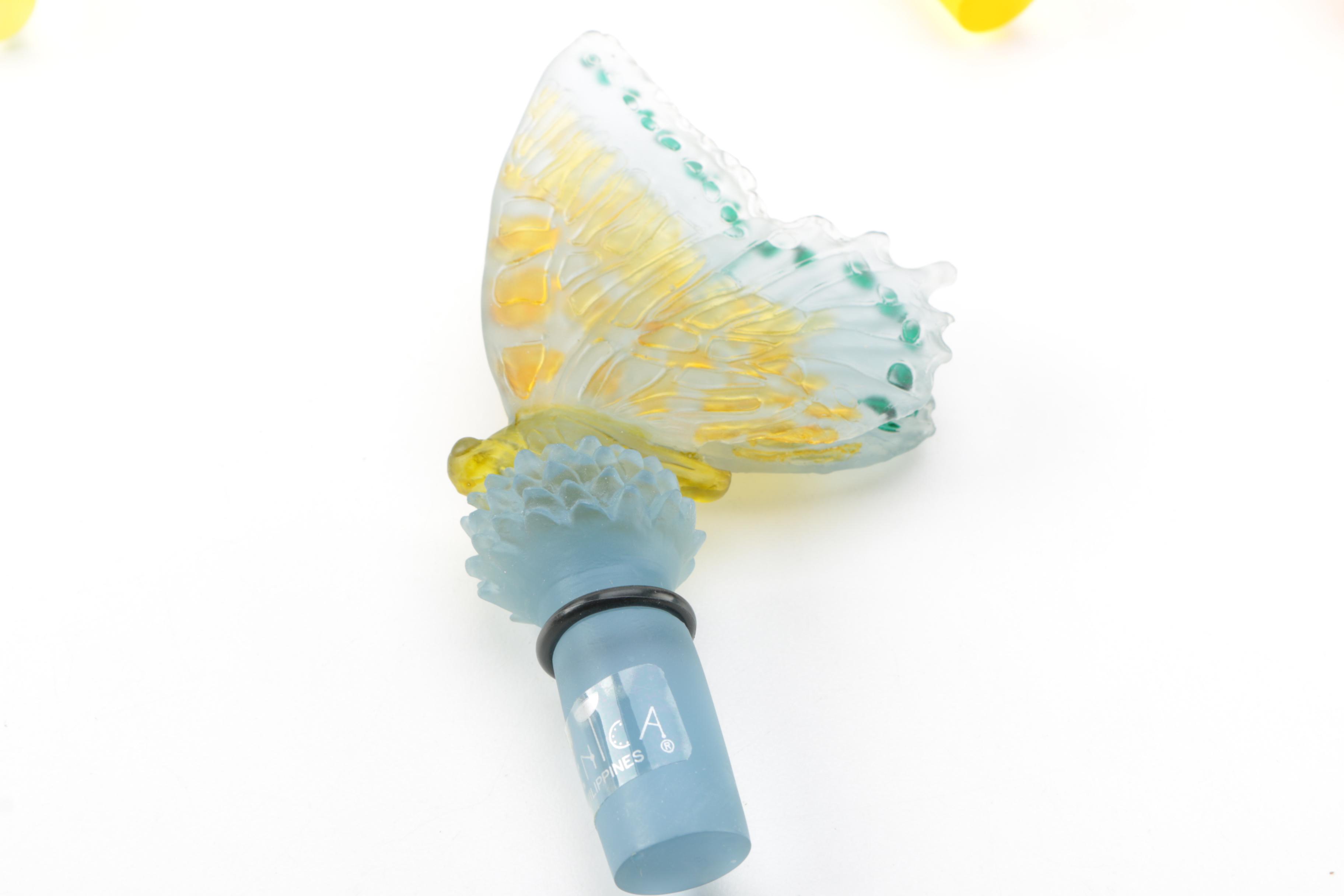 Artecnica Glass Butterfly Bottle Stoppers