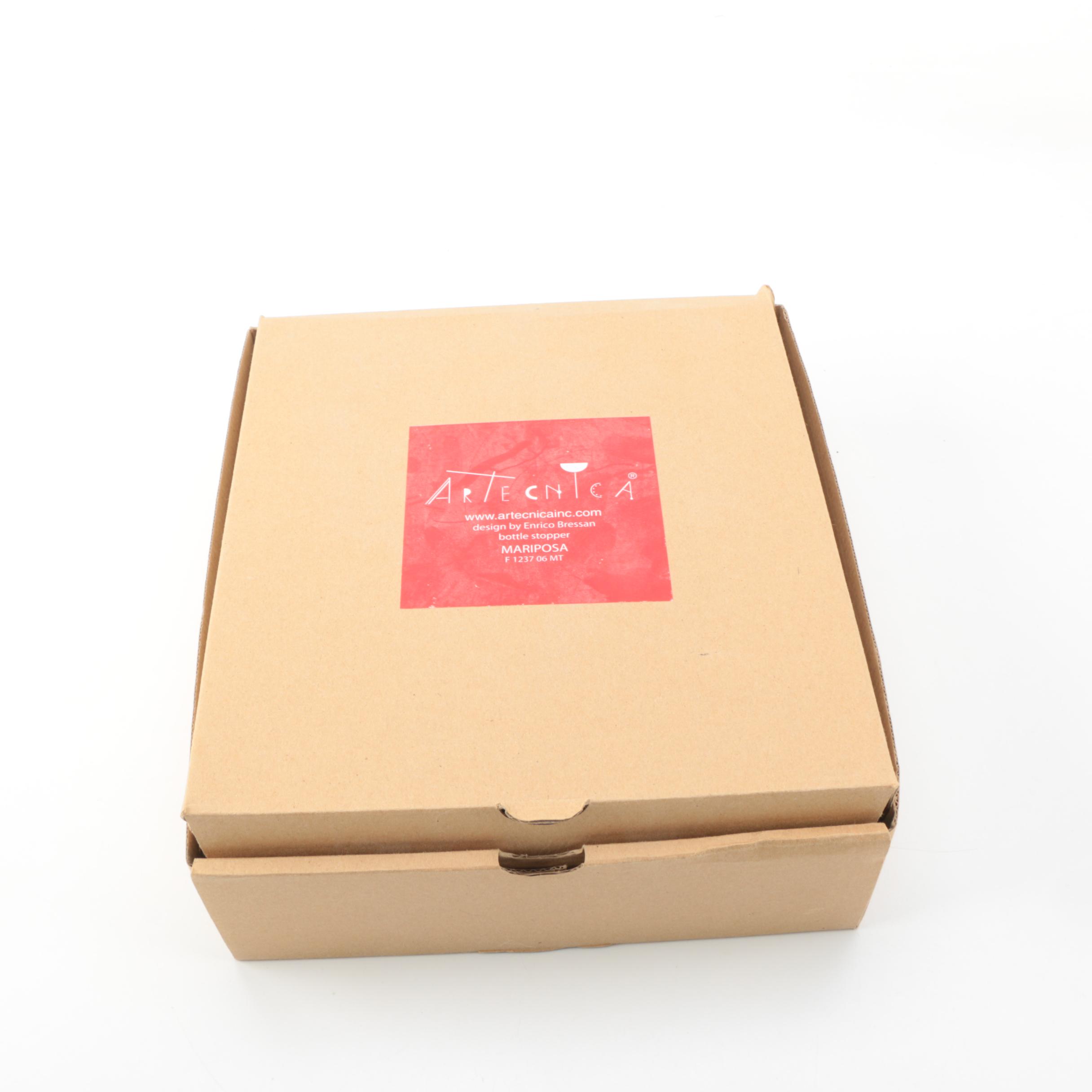 Artecnica Glass Butterfly Bottle Stoppers