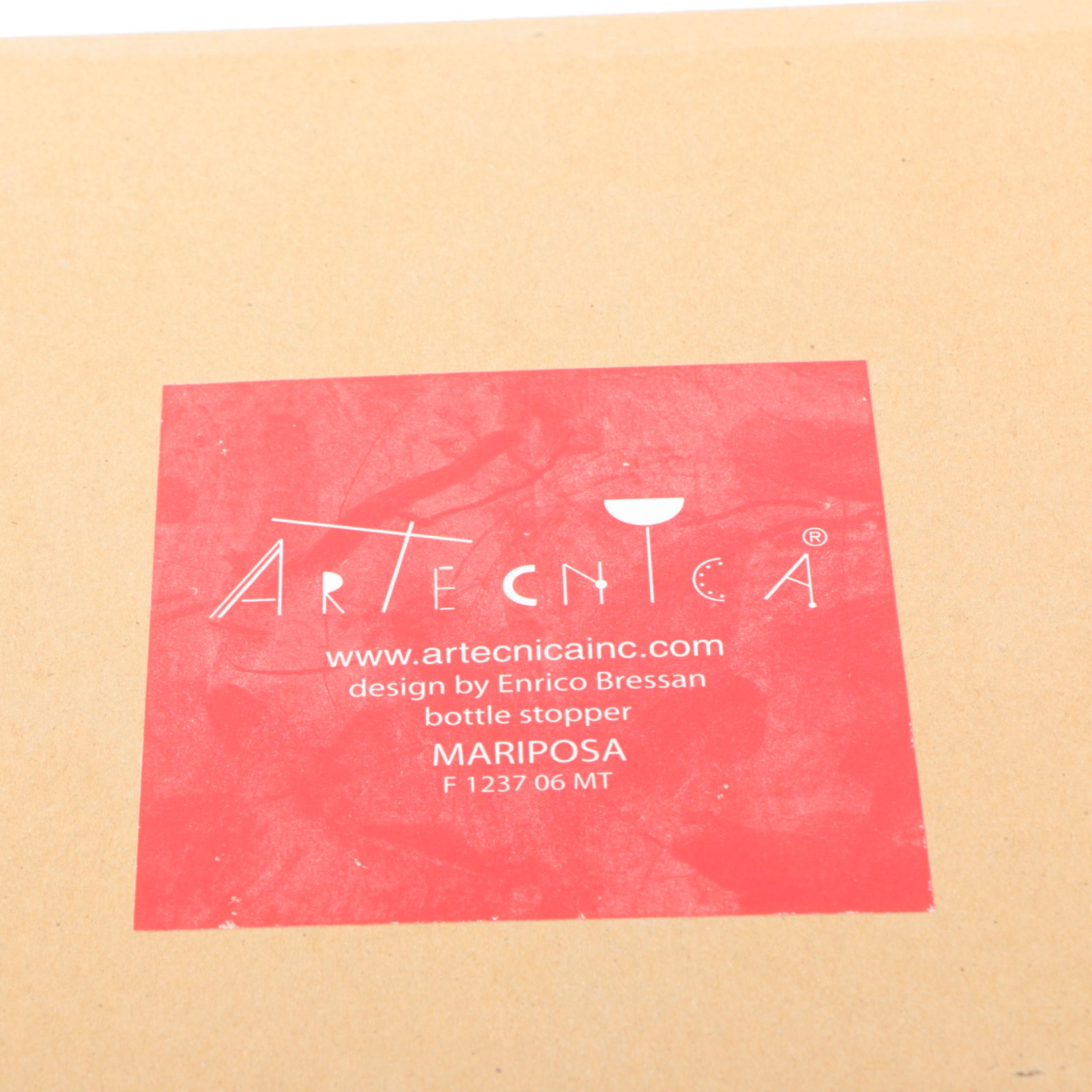 Artecnica Glass Butterfly Bottle Stoppers