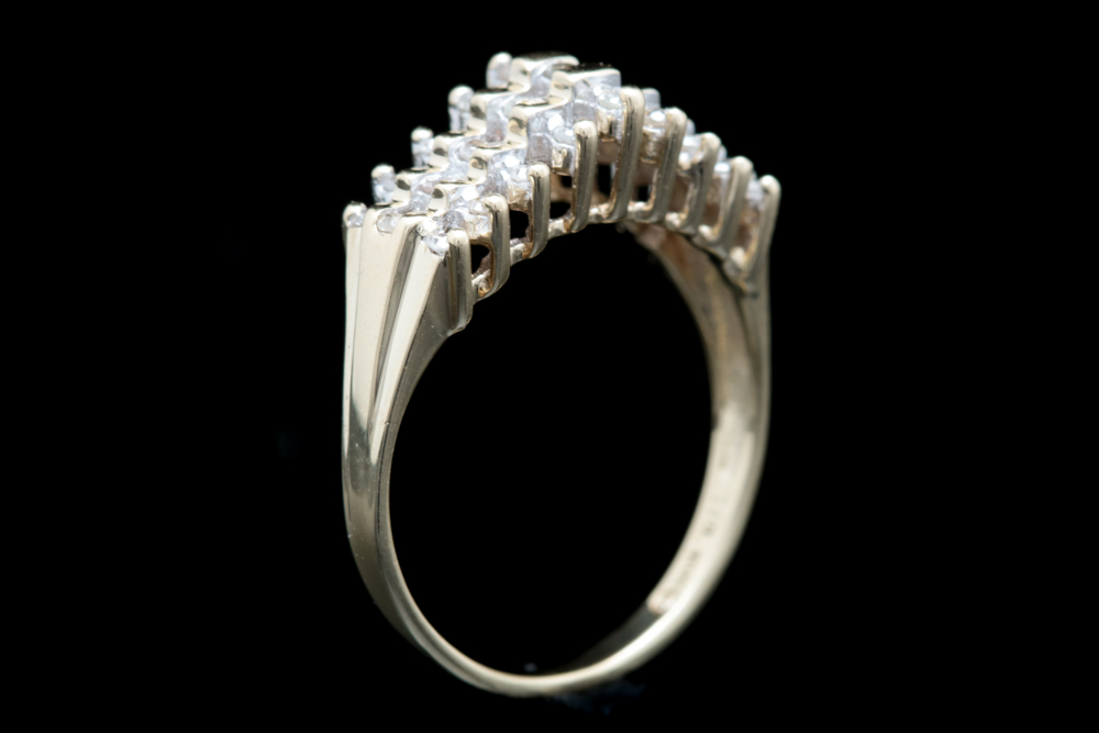 10K Yellow Gold and Diamond Ring
