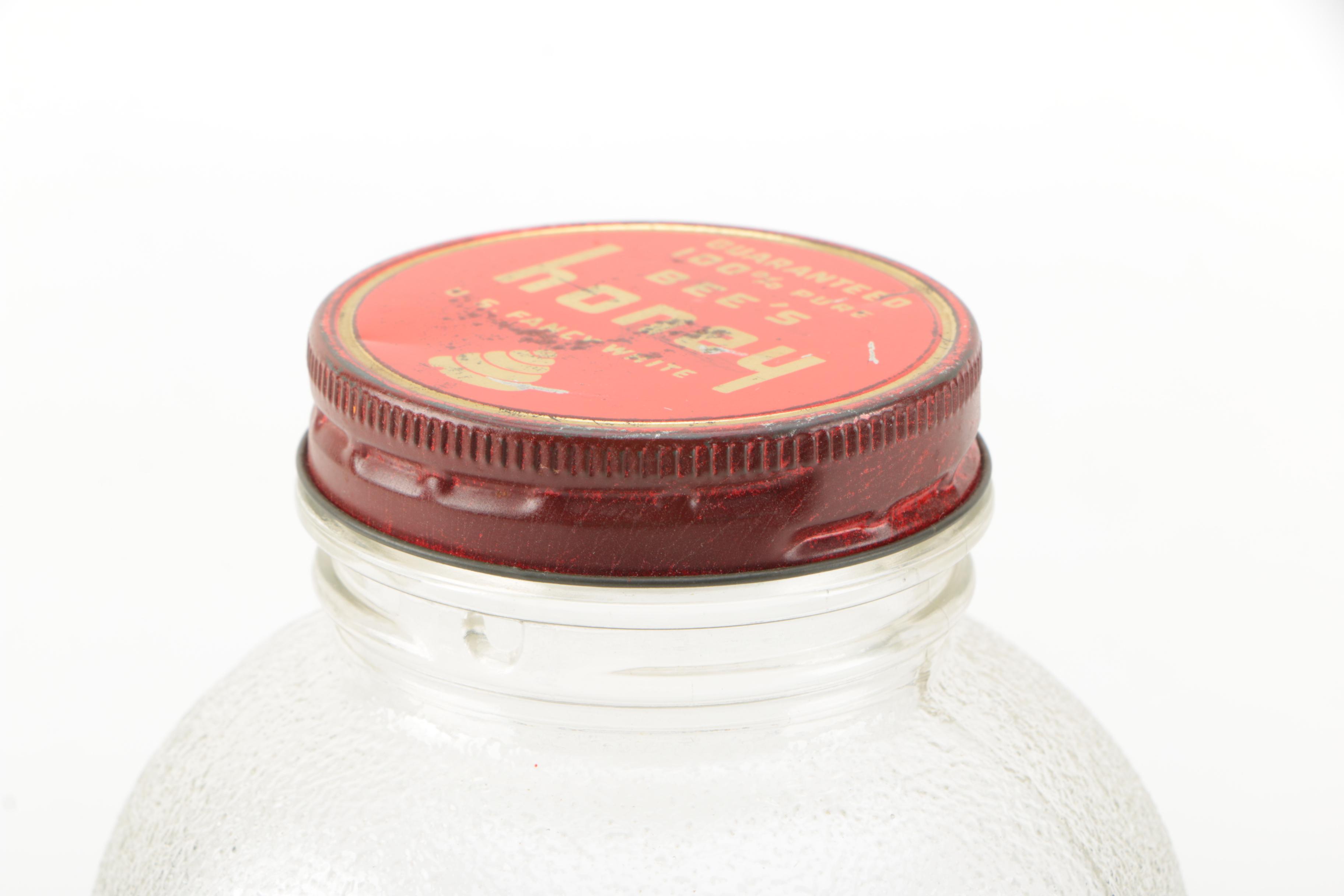 Sioux Bee Vintage Honey Jar