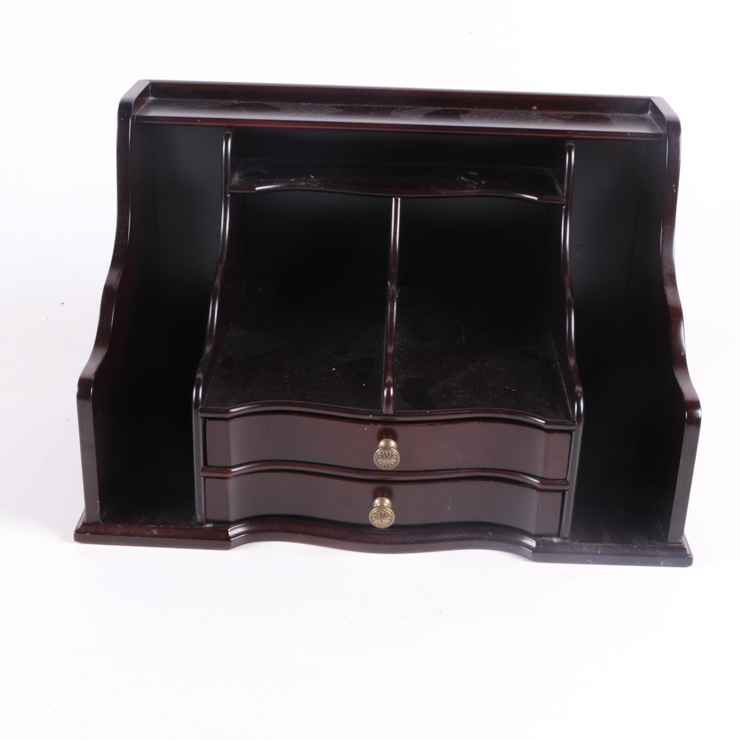 Desk Caddy by Bombay, Bamboo Box and Candle Holder