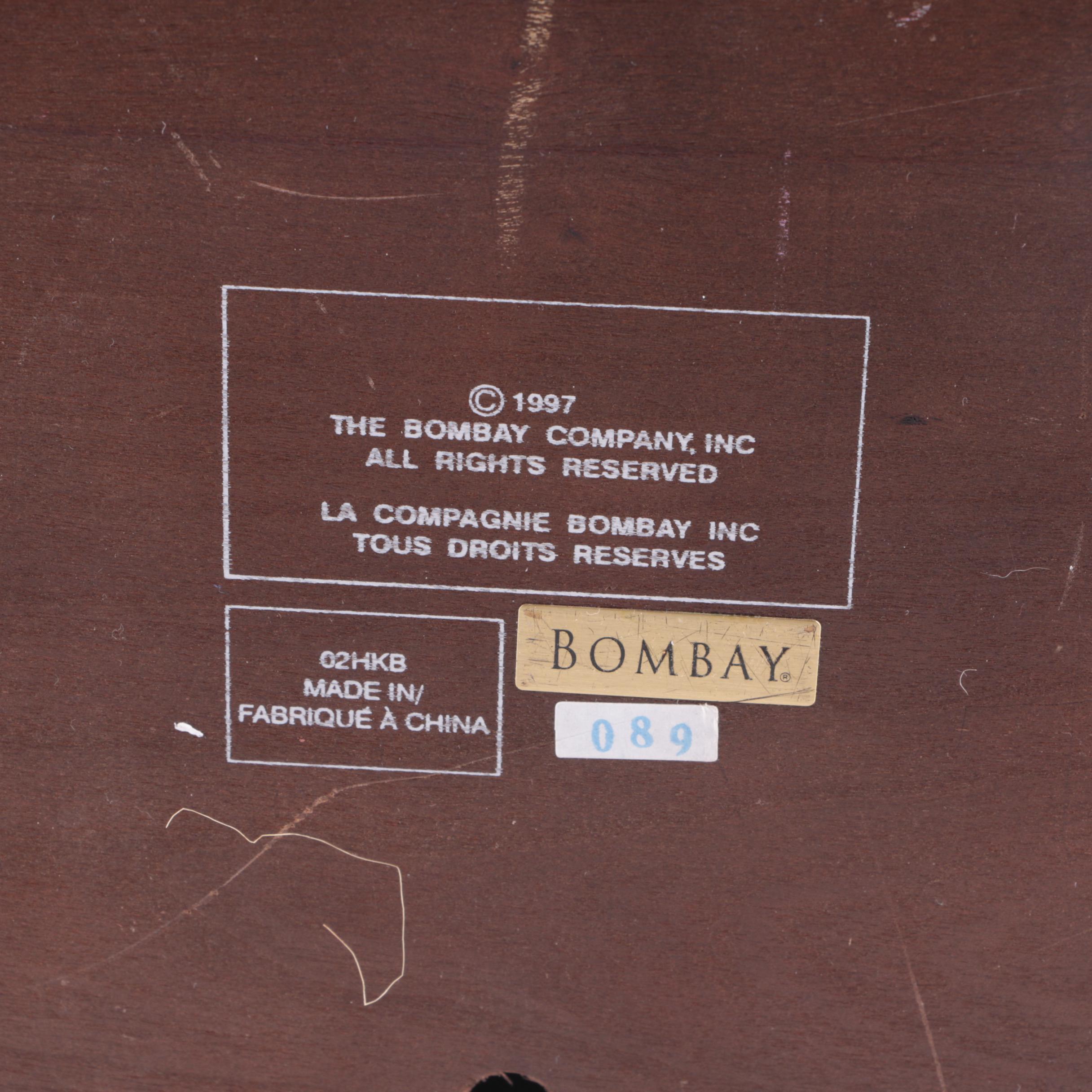 Desk Caddy by Bombay, Bamboo Box and Candle Holder