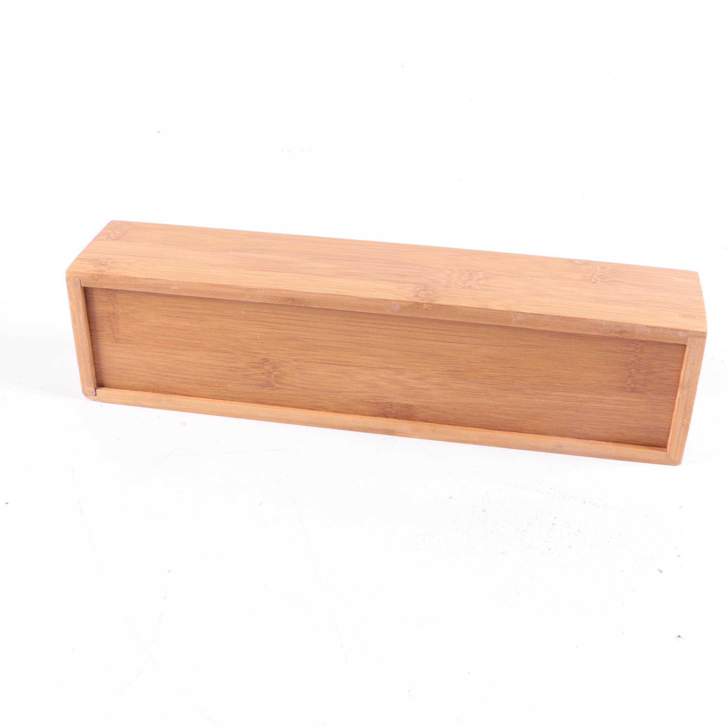 Desk Caddy by Bombay, Bamboo Box and Candle Holder