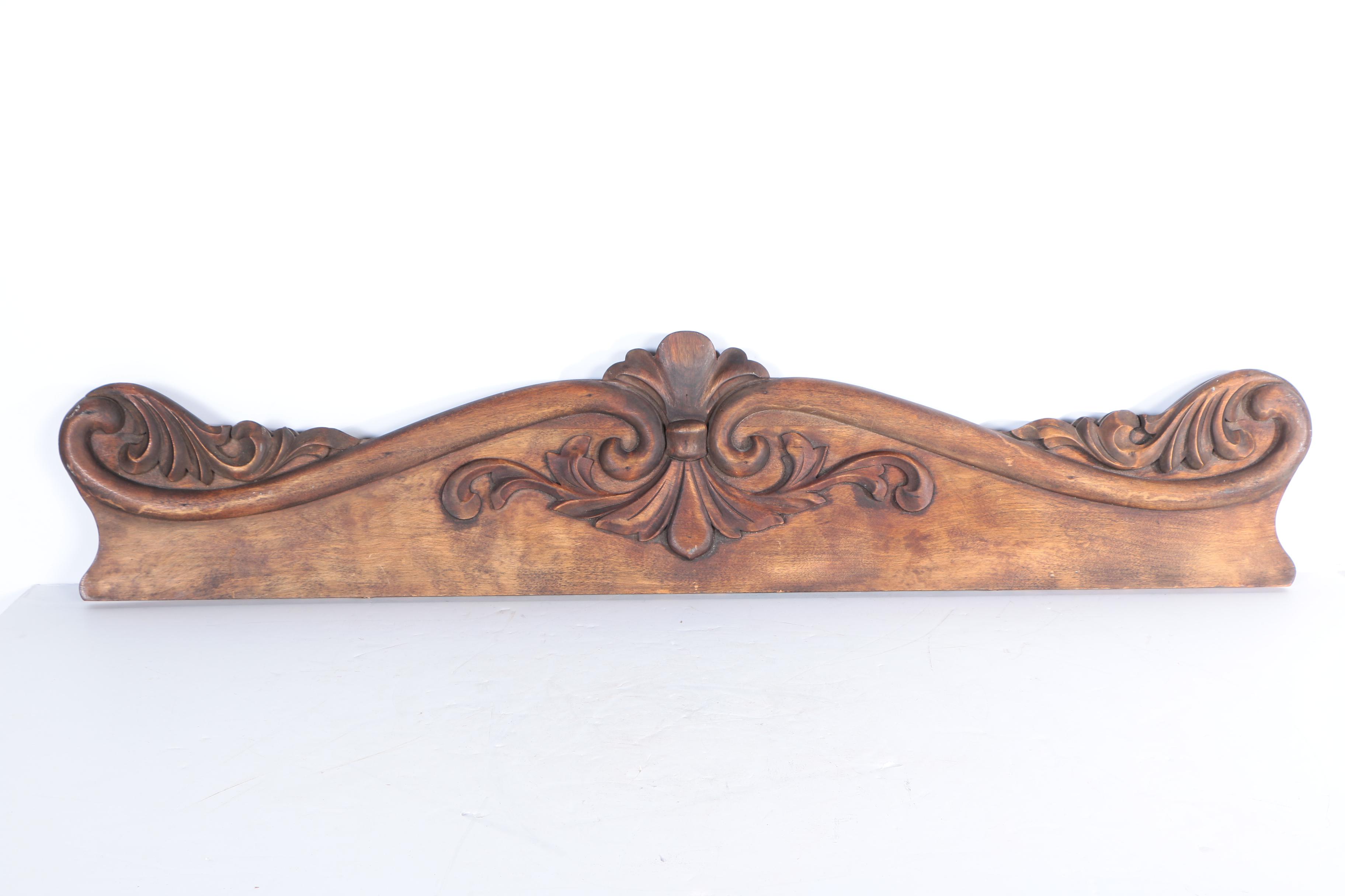 Decorative Wall Hanging Pediment Sculpture.