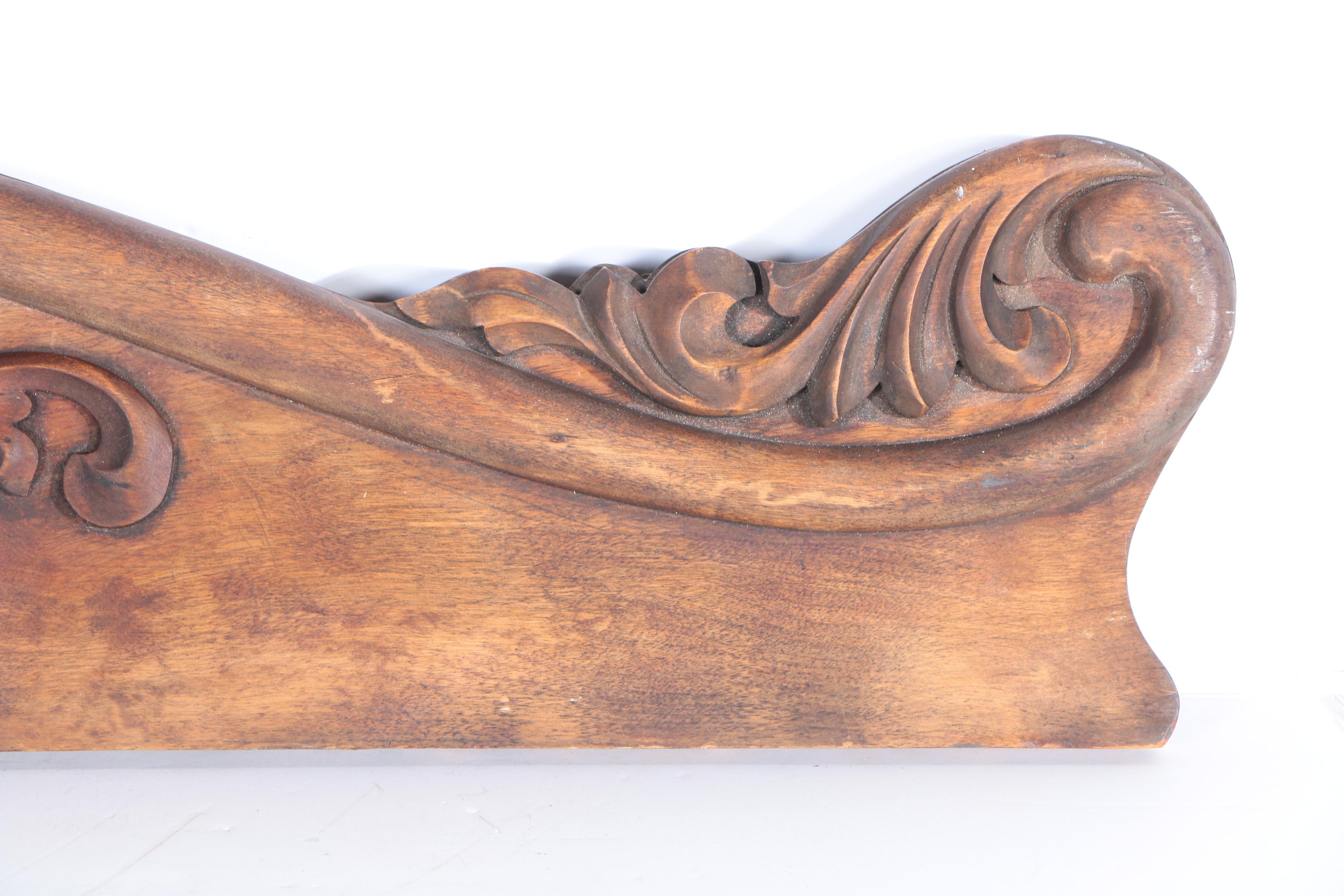 Decorative Wall Hanging Pediment Sculpture.