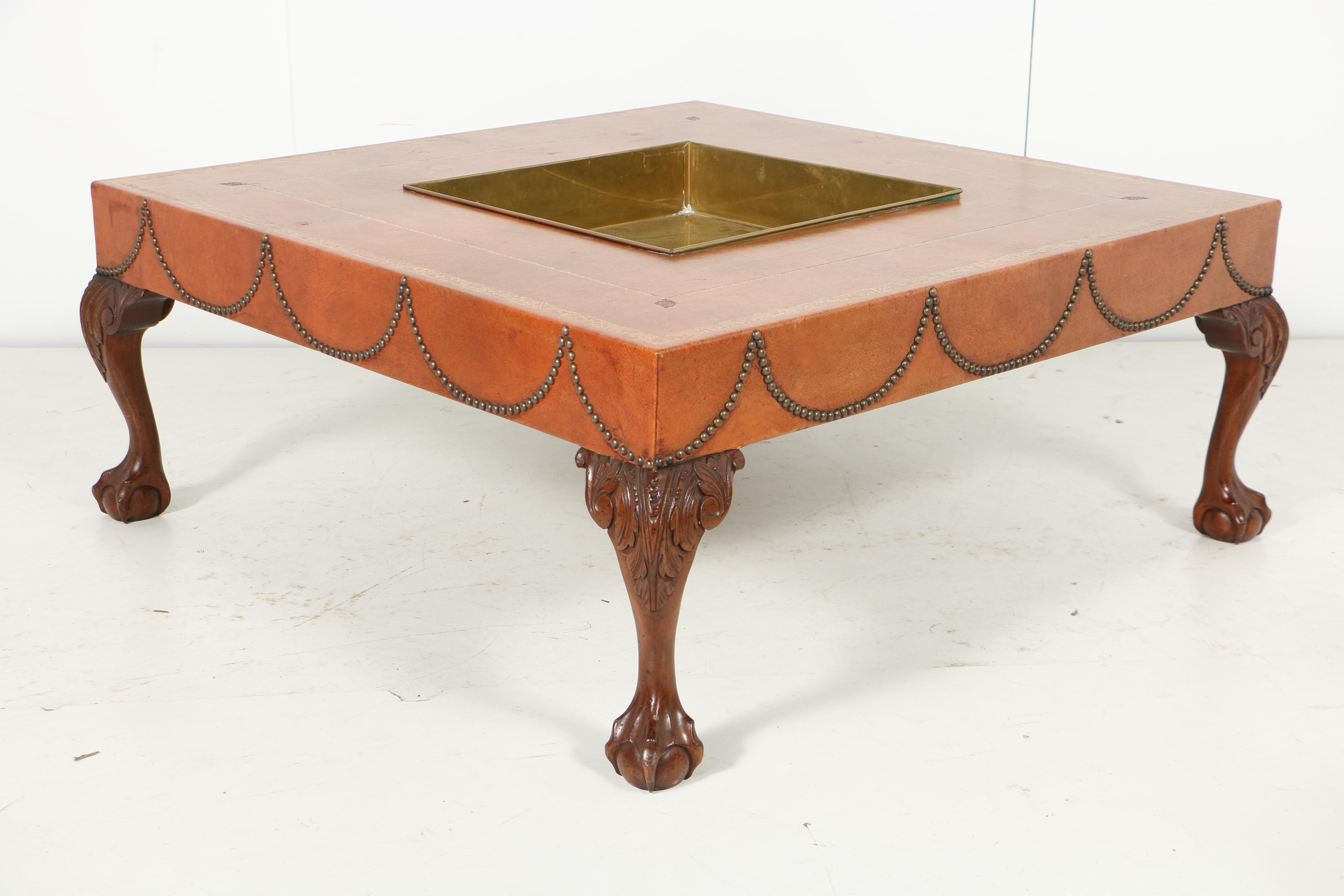 Chippendale Style Tray-Top Coffee Table from Wakefield-Scearce Galleries