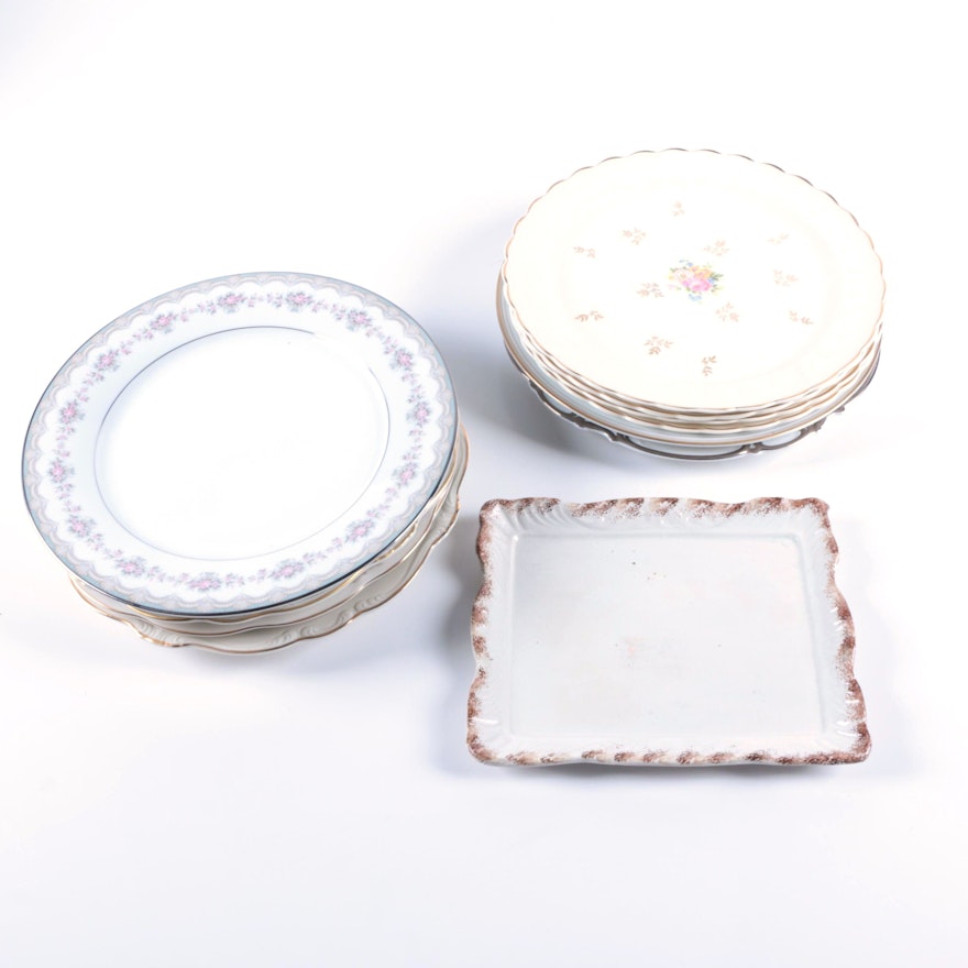 Porcelain Plates Including Nippon