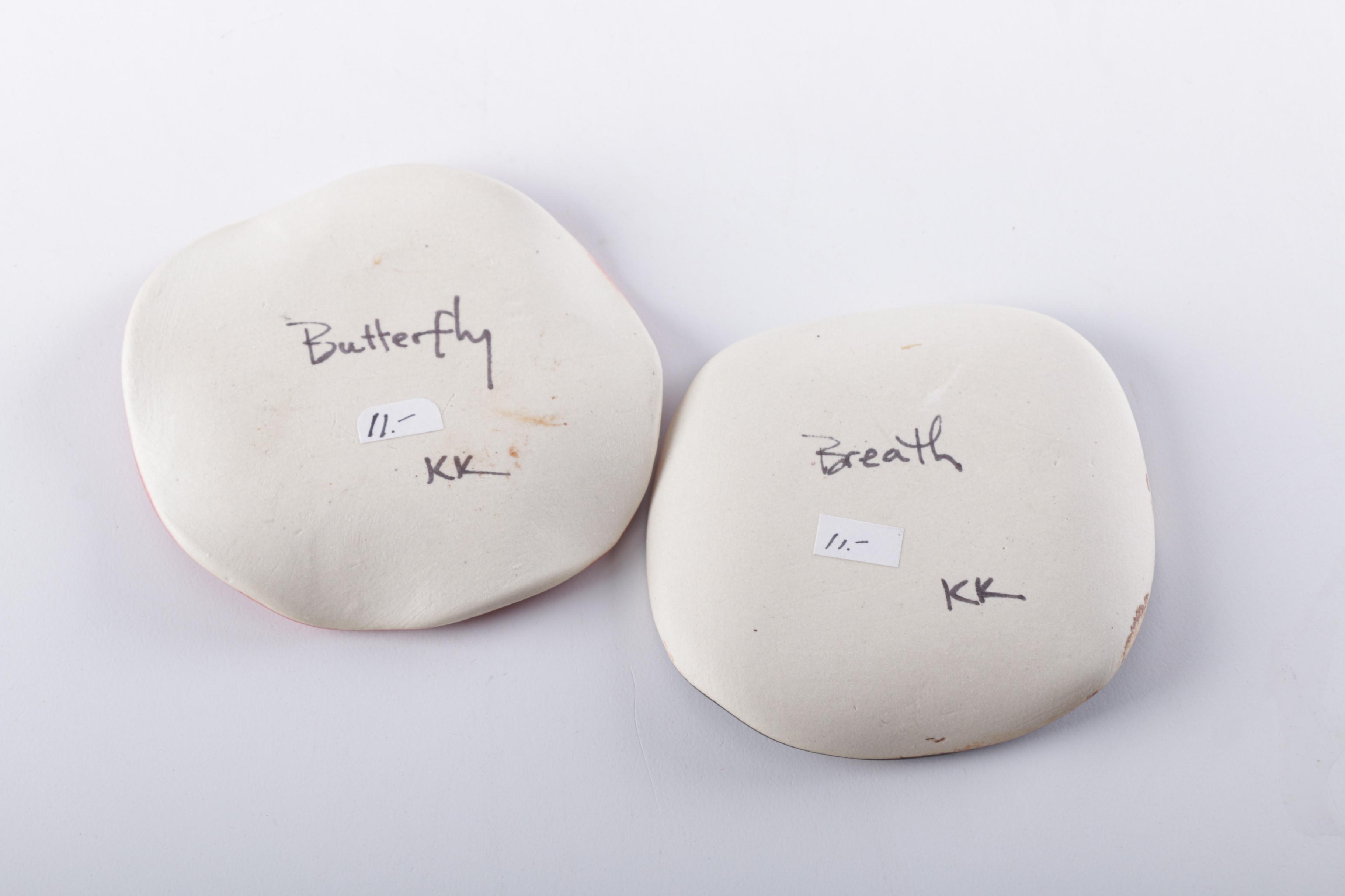 Seven Pieces of  Earthenware Table Decor