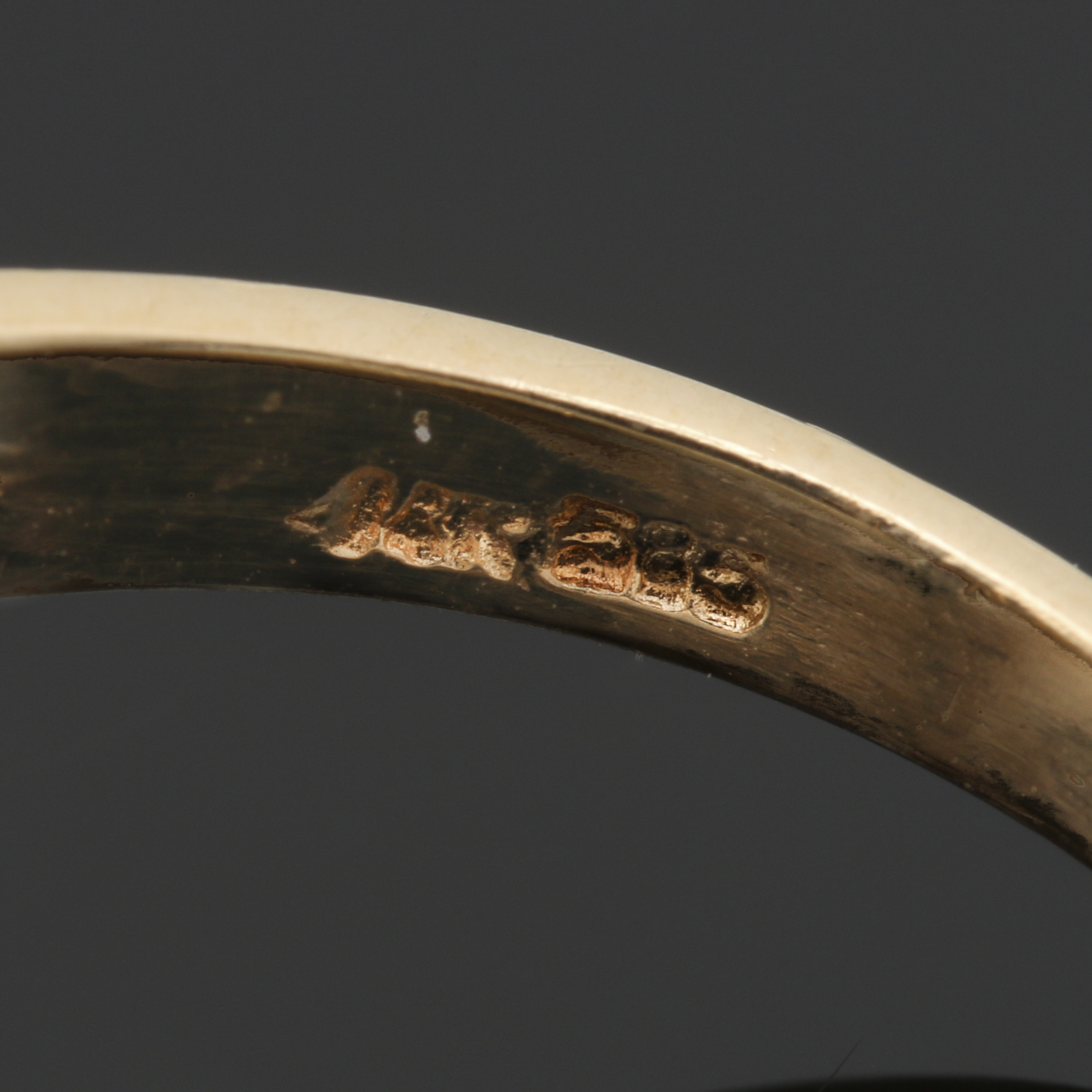 14K Yellow Gold Cultured Pearl and Diamond Ring