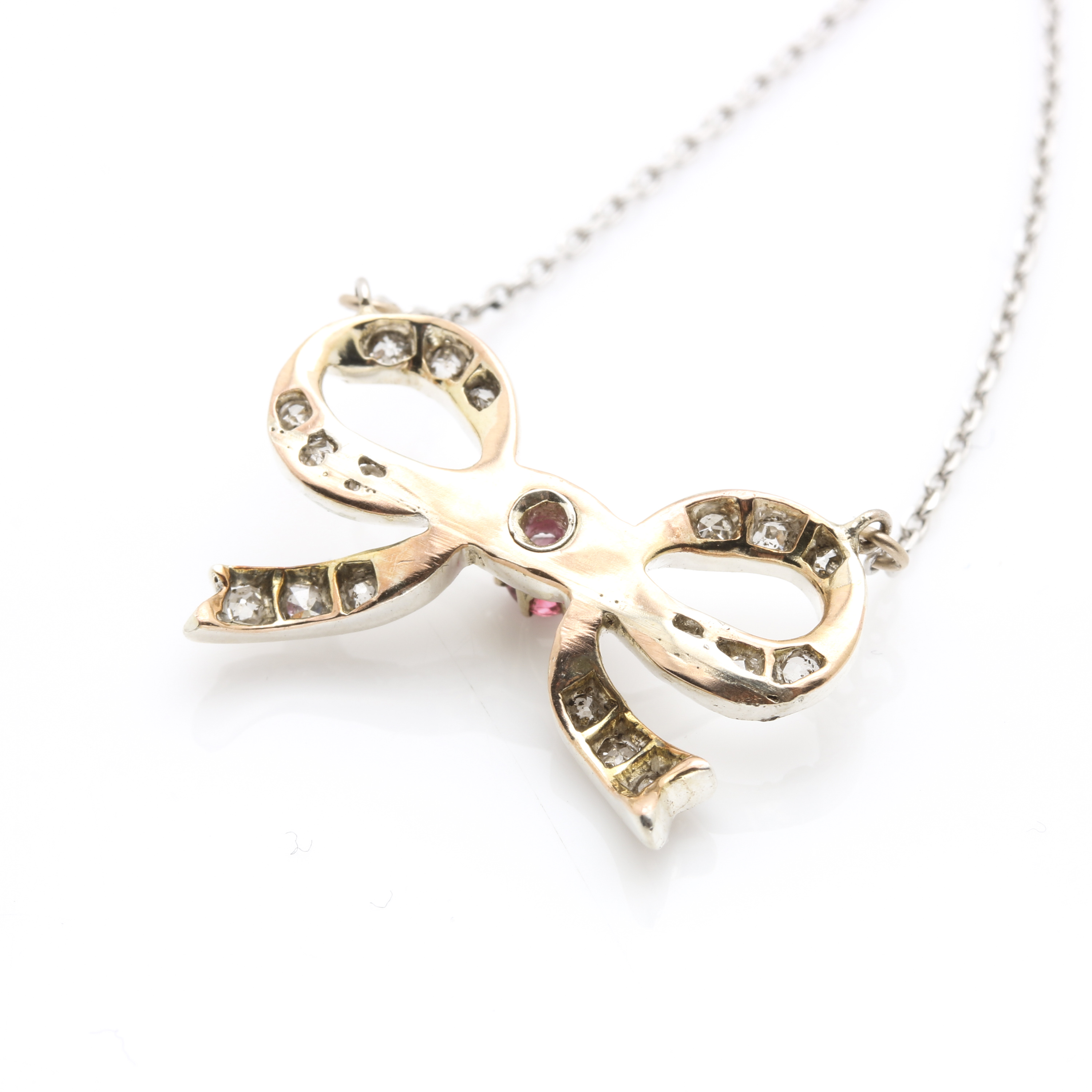 Selection of Sterling Silver/14K Ruby, Diamond and Pearl Necklaces