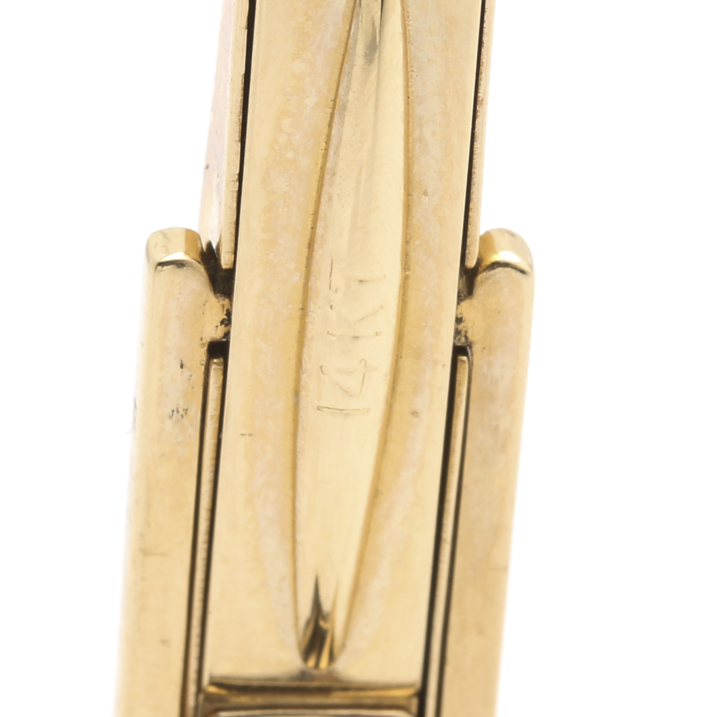 14K Yellow Gold Black Onyx Cufflinks