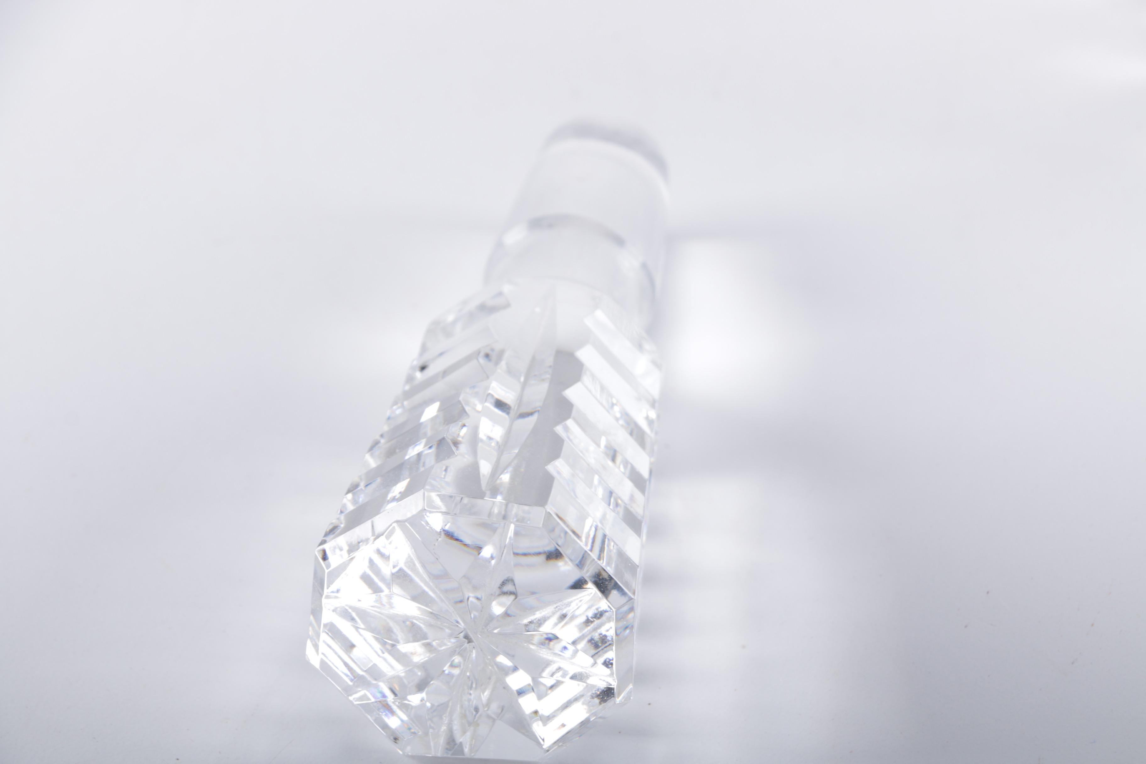 Crystal Dish and Decanter