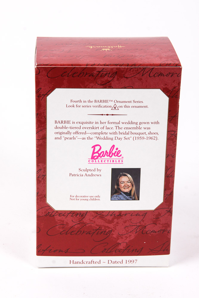 Variety of Hallmark Keepsake Barbie Doll Holiday Ornaments