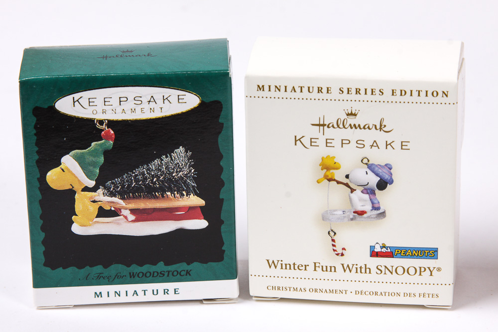 "Peanuts" Ornaments and Figurines by Hallmark Featuring Signed Pieces