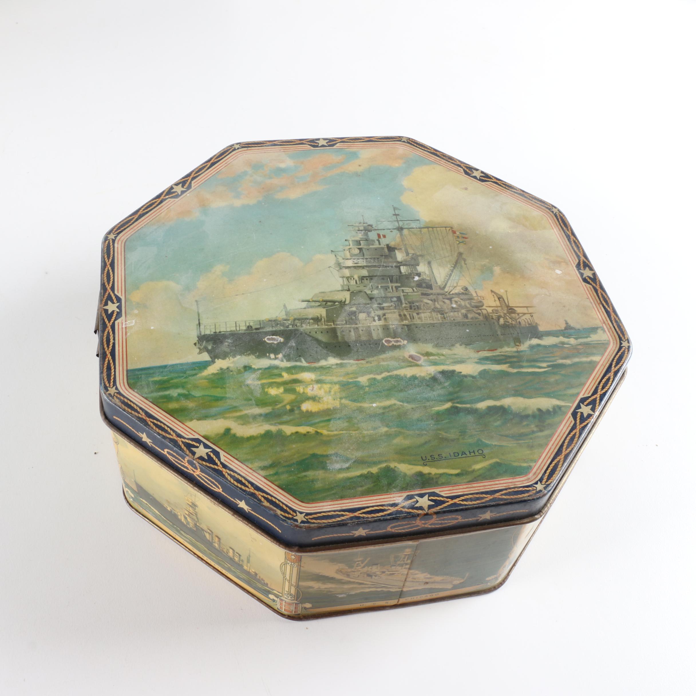 Collection of Vintage Loose Wiles Biscuit Tins