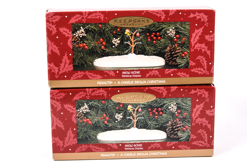 "Peanuts" Ornaments and Figurines by Hallmark Featuring Signed Pieces