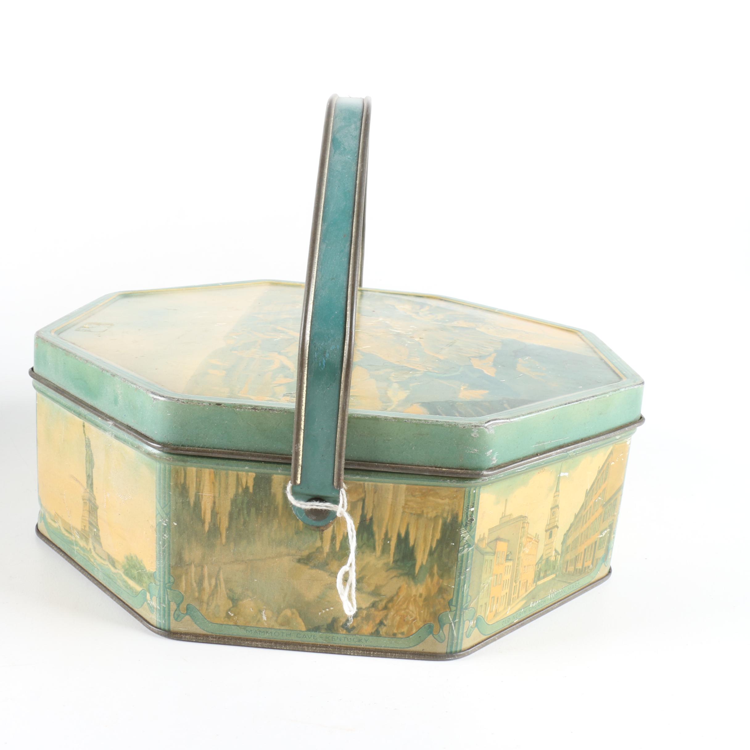 Collection of Vintage Loose Wiles Biscuit Tins