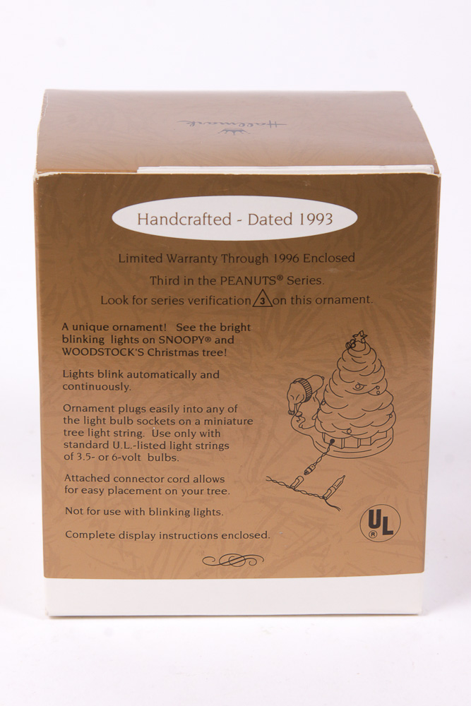 "Peanuts" Ornaments and Figurines by Hallmark Featuring Signed Pieces