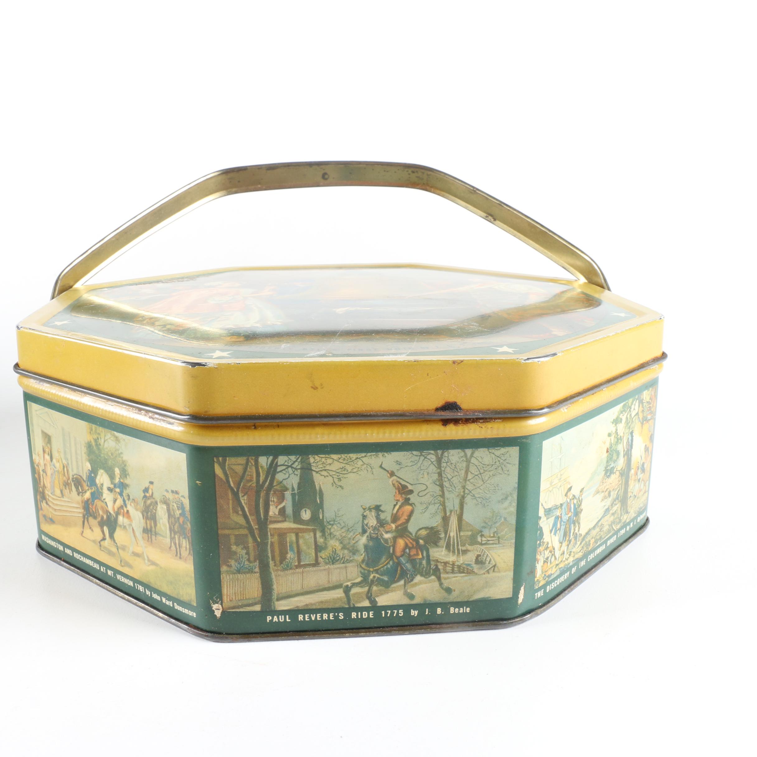 Collection of Vintage Loose Wiles Biscuit Tins